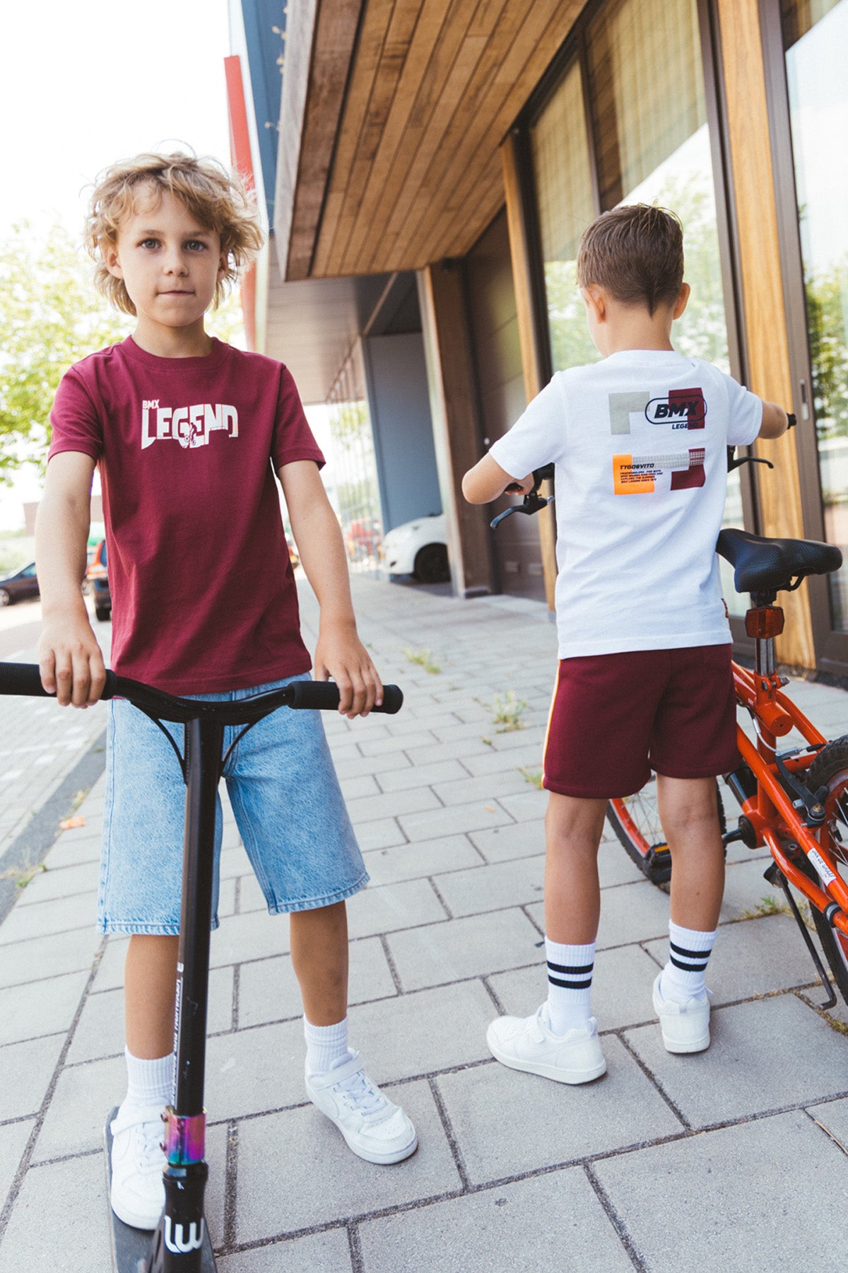 TYGO & vito T-shirt JAIMY Donkerrood