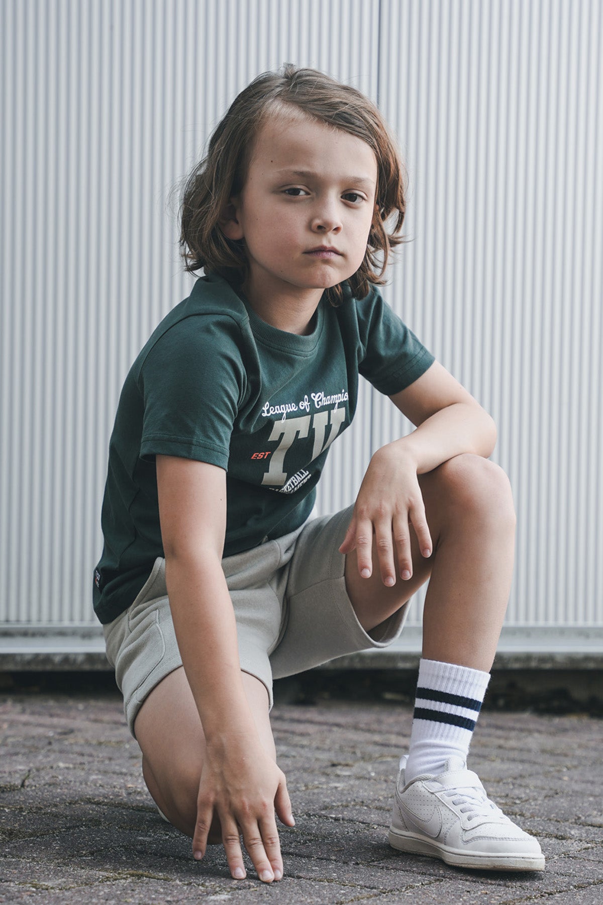 T-shirt Jaimy Donkergroen