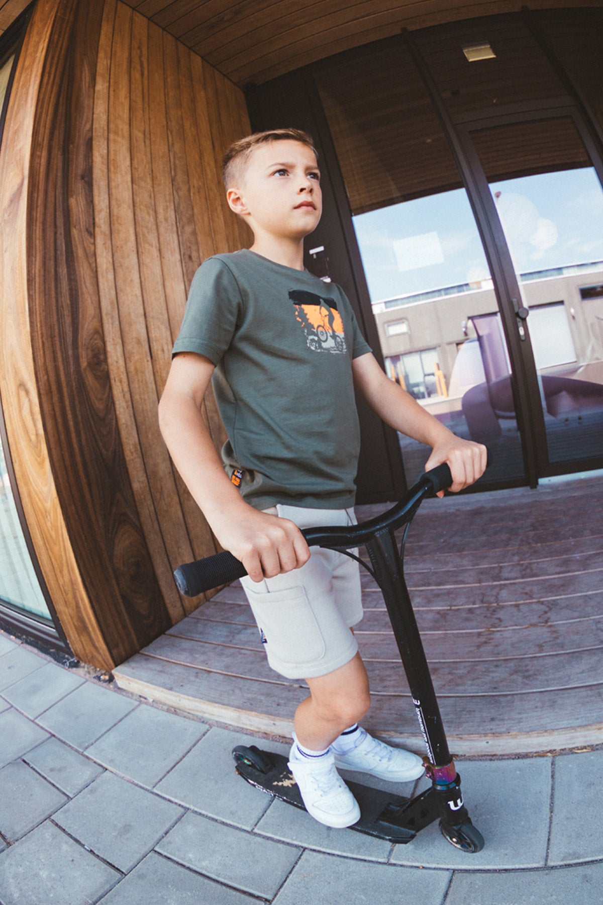 T-shirt Jaimy Olijfgroen