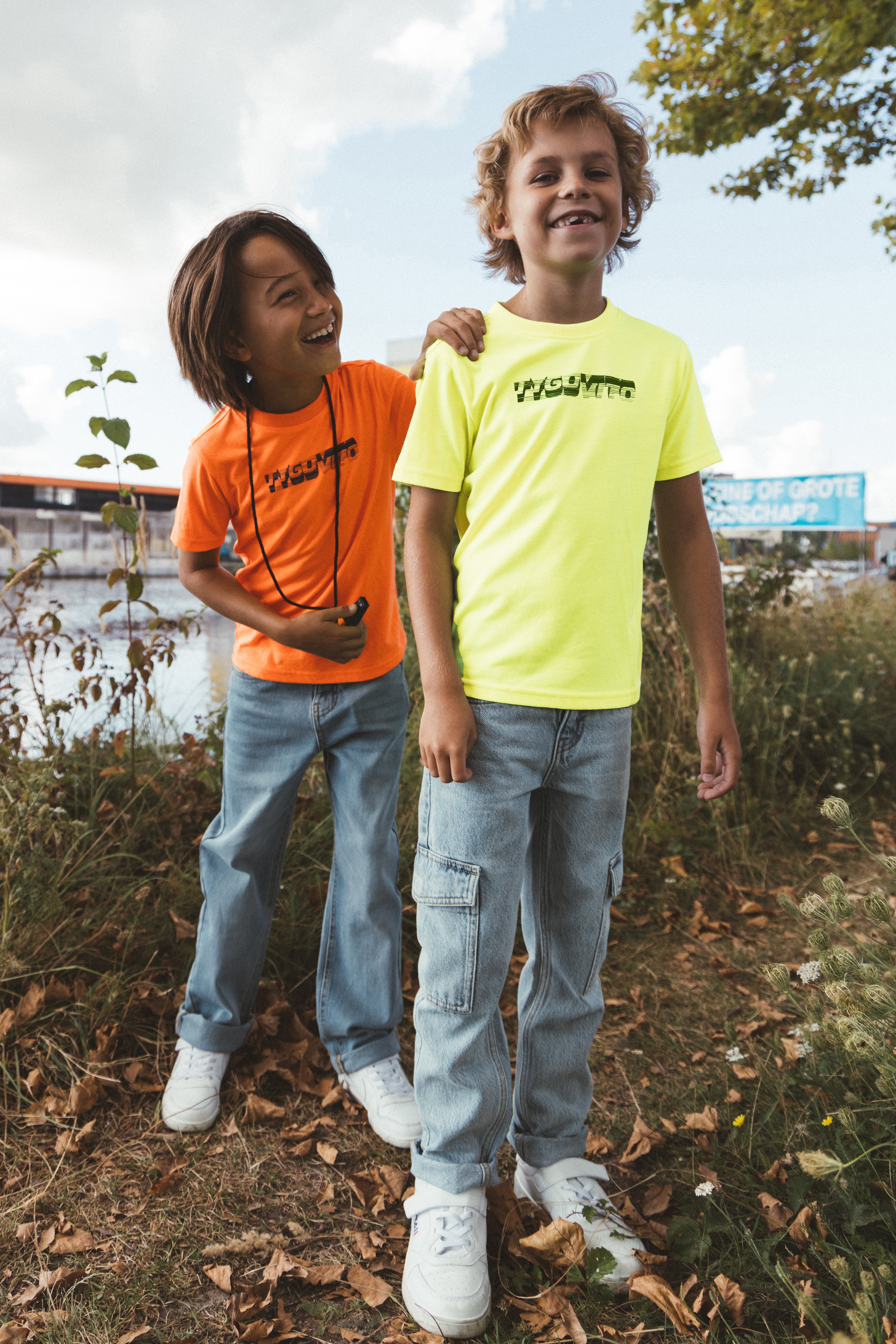 T-shirt James Oranje