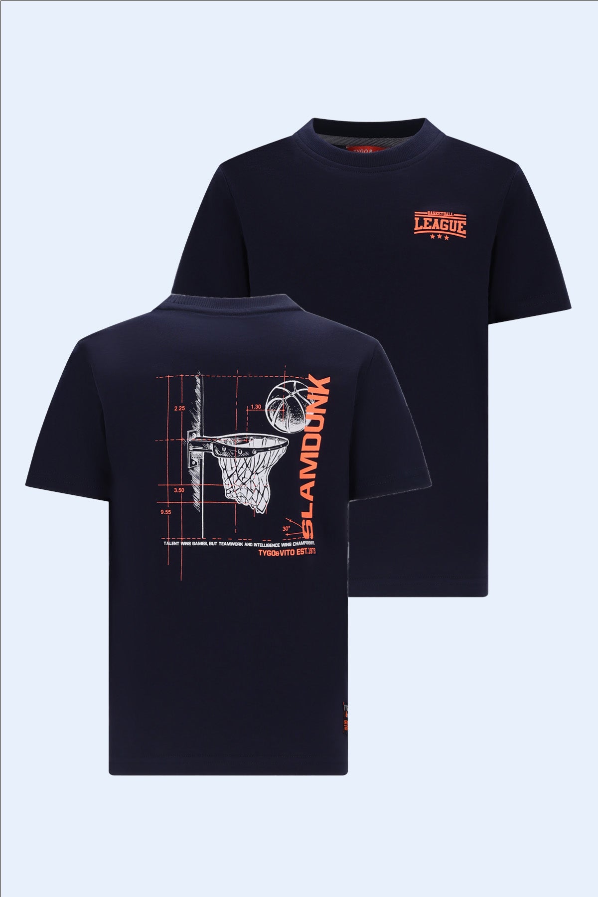 TYGO & vito T-shirt DYLAN Navy