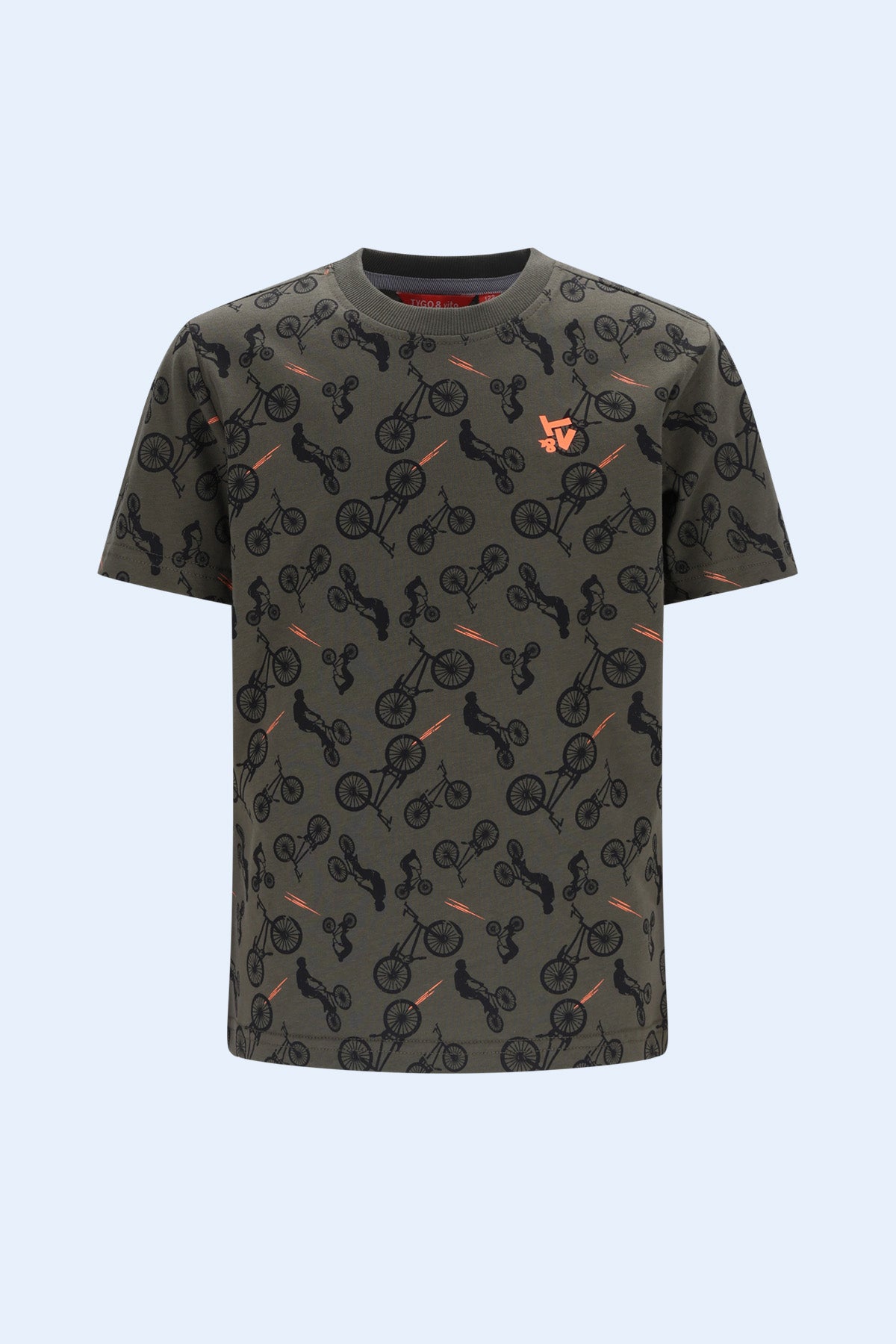 T-shirt Thijs Olijfgroen