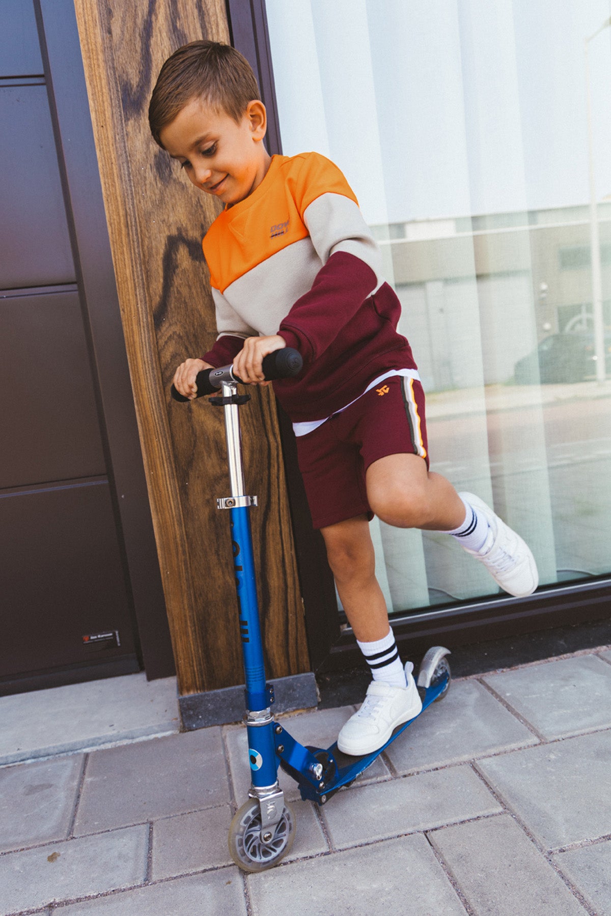 Sweatshort Toby Donkerrood