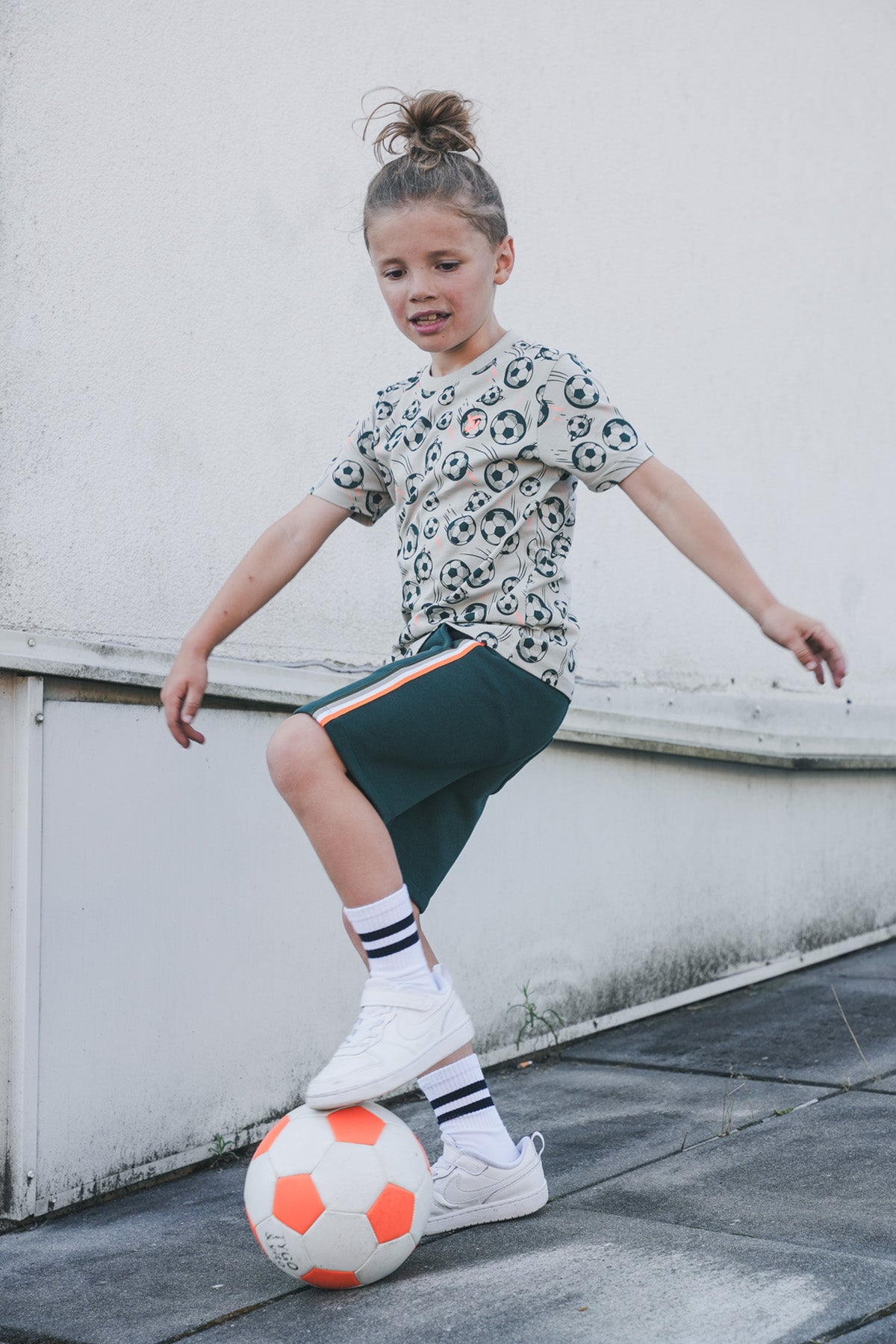 Sweatshort Toby Donkergroen