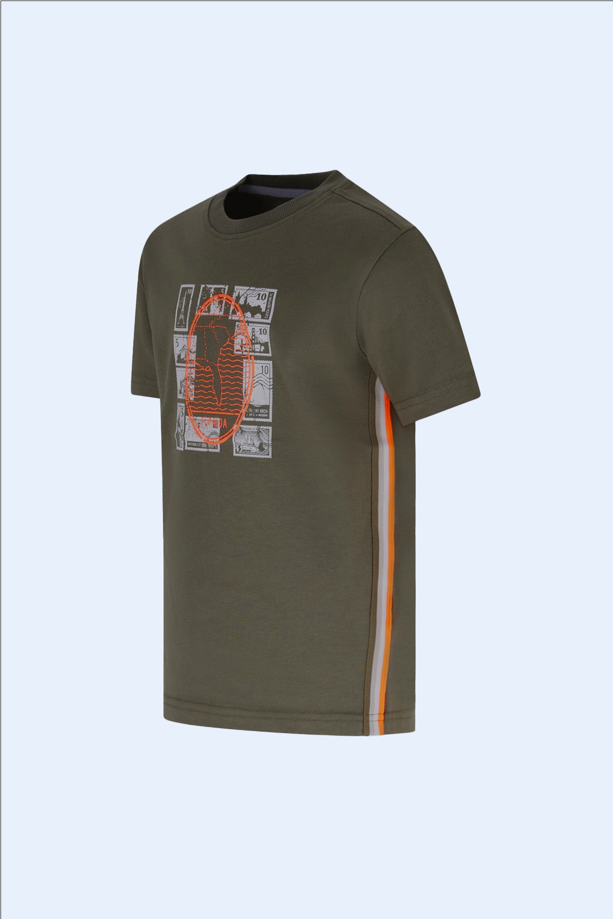 TYGO & vito T-shirt WESSEL Olijfgroen