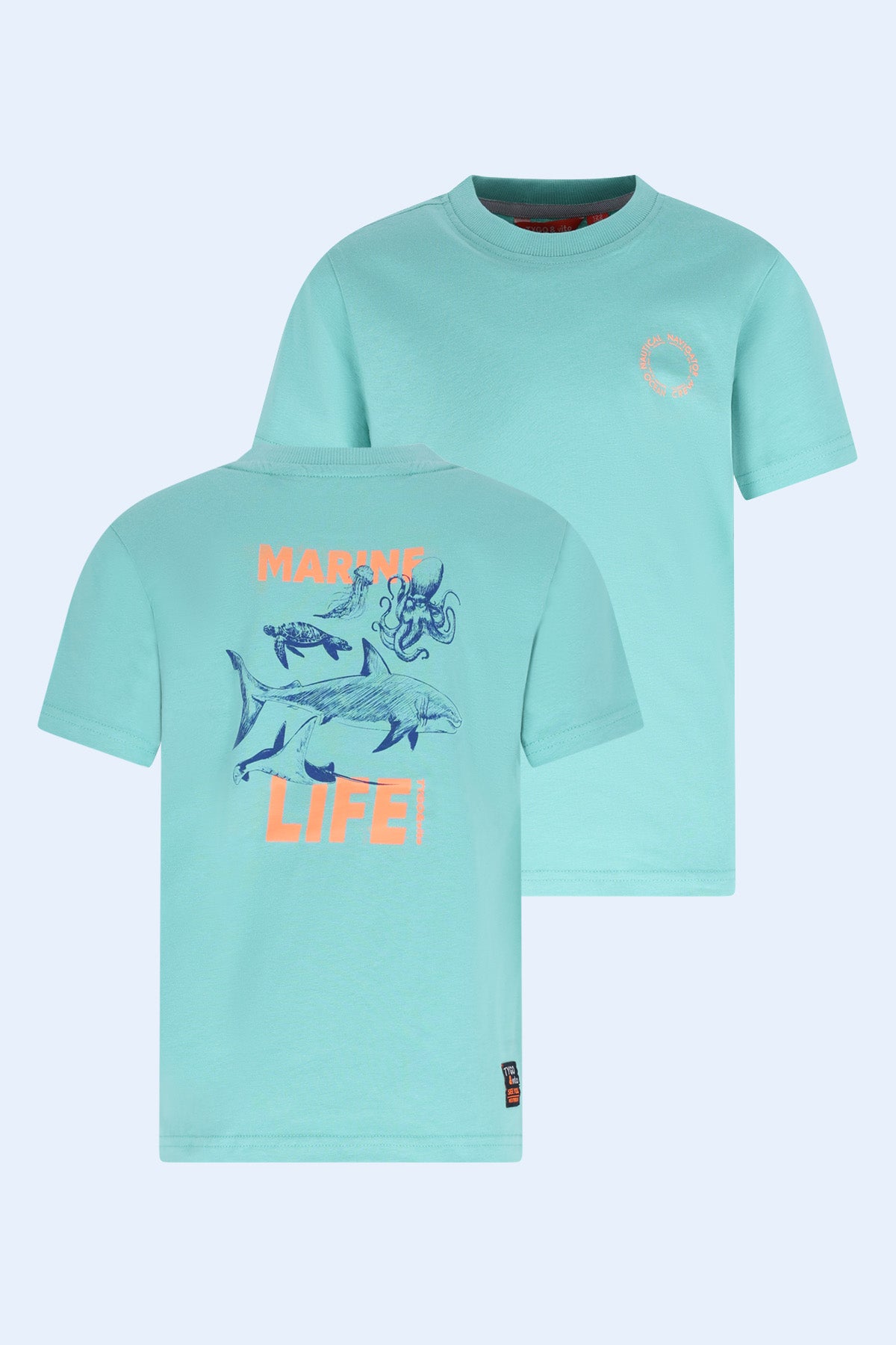 TYGO & vito T-shirt DYLAN Blauwgroen