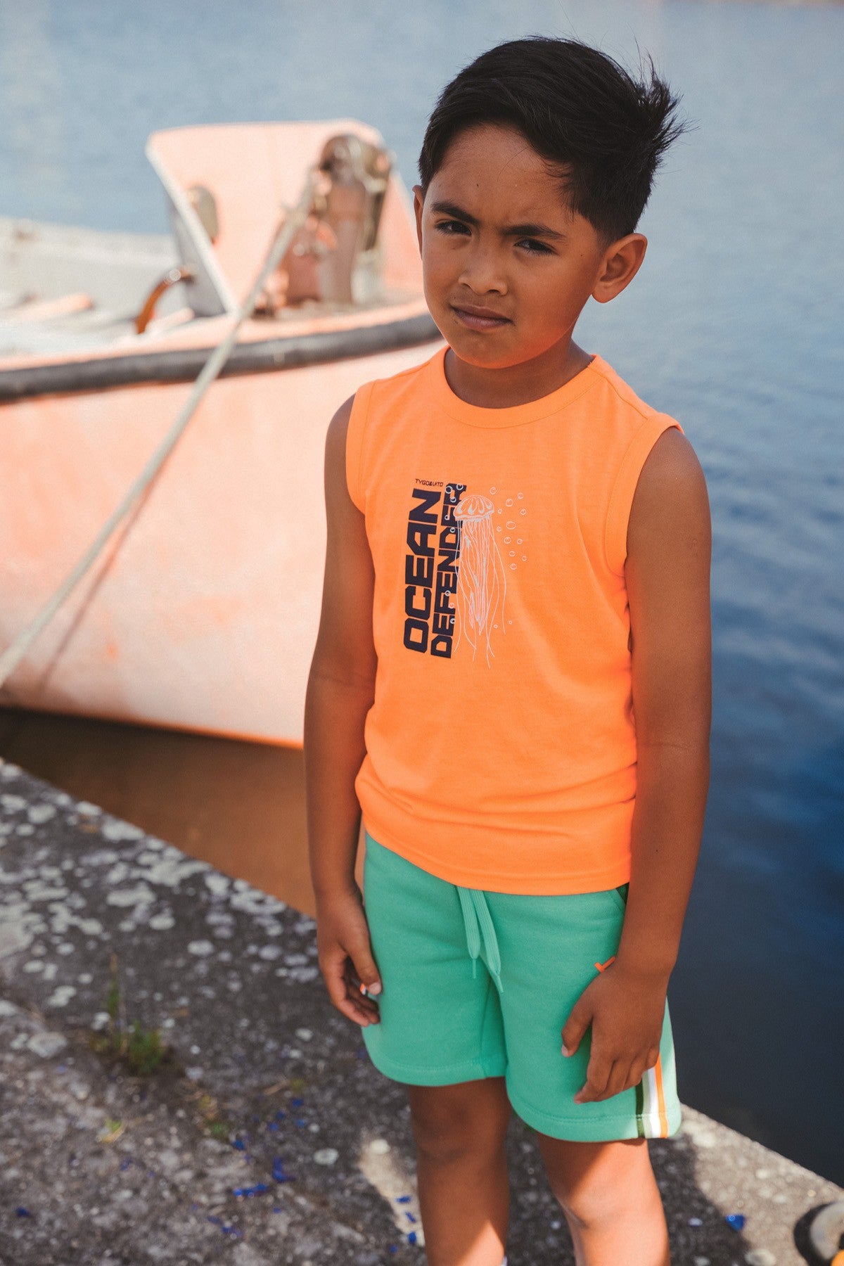 Sweatshort Toby Blauwgroen