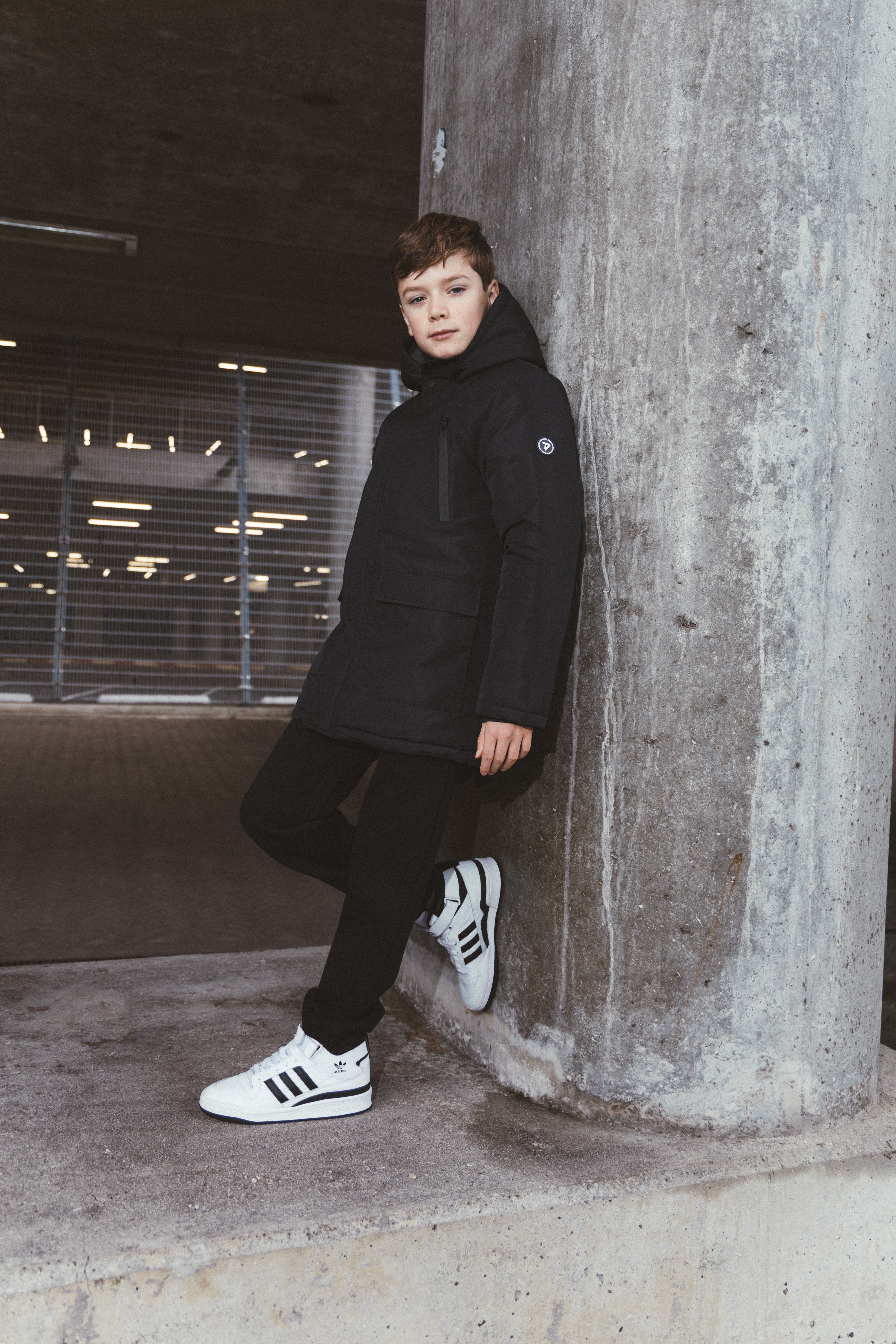 Parka Bor Zwart Black