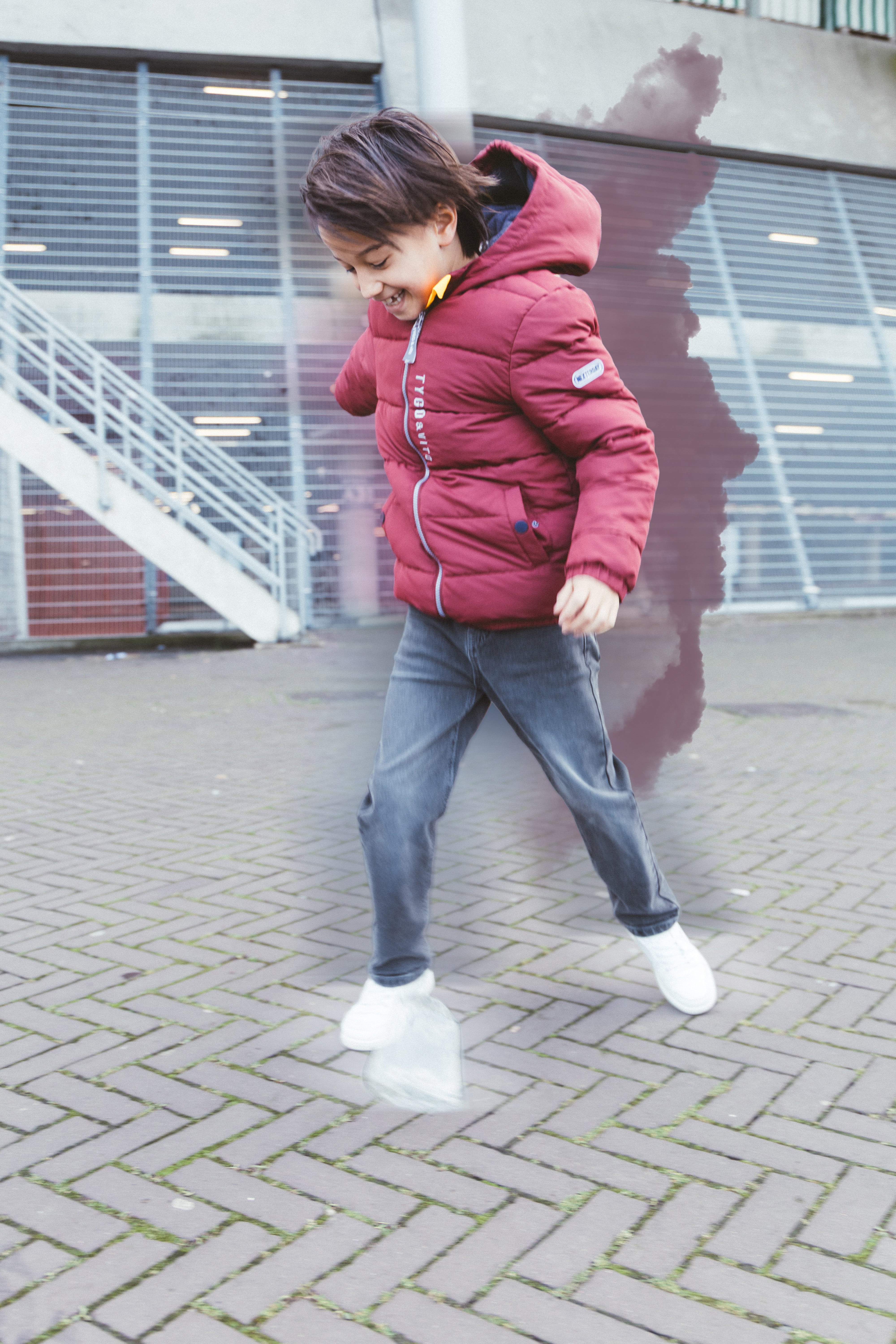 Jas Jix Wijnrood