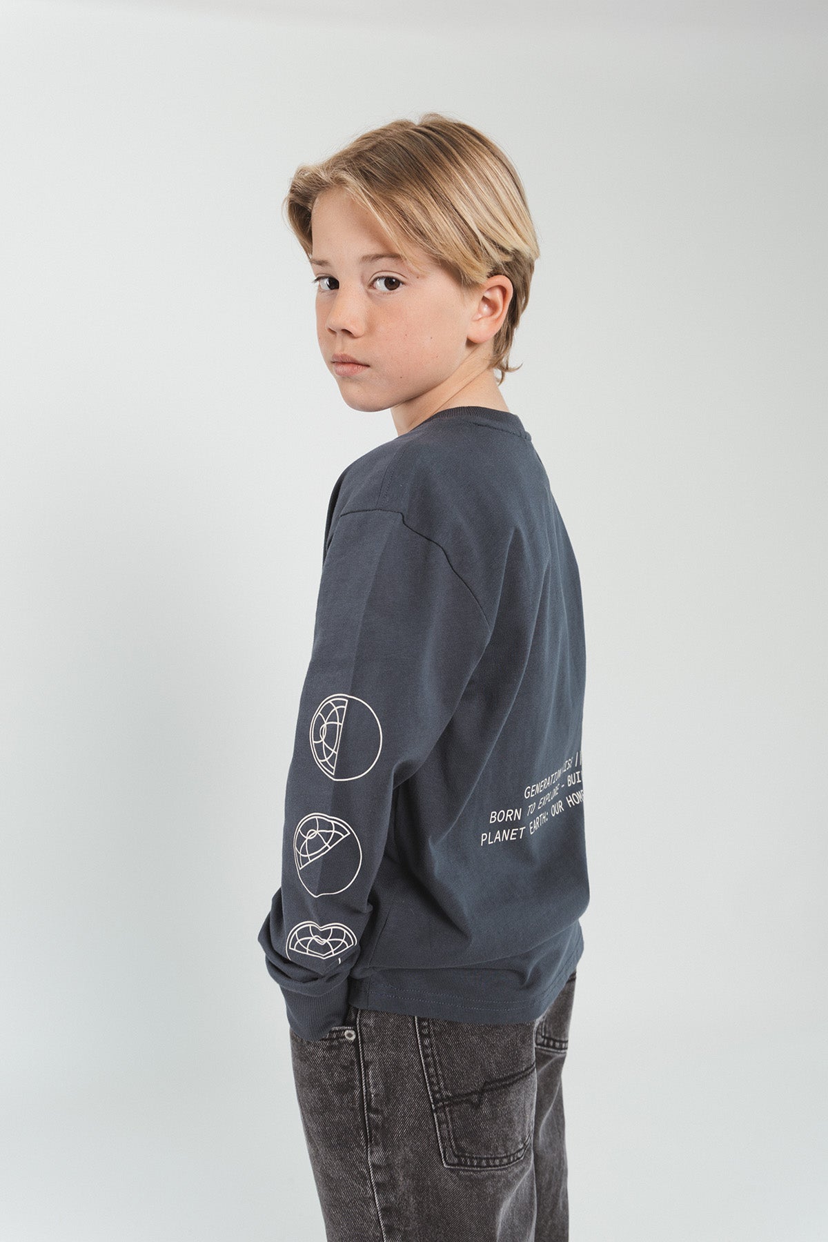 Longsleeve Nox Oversized fit Dark Grey