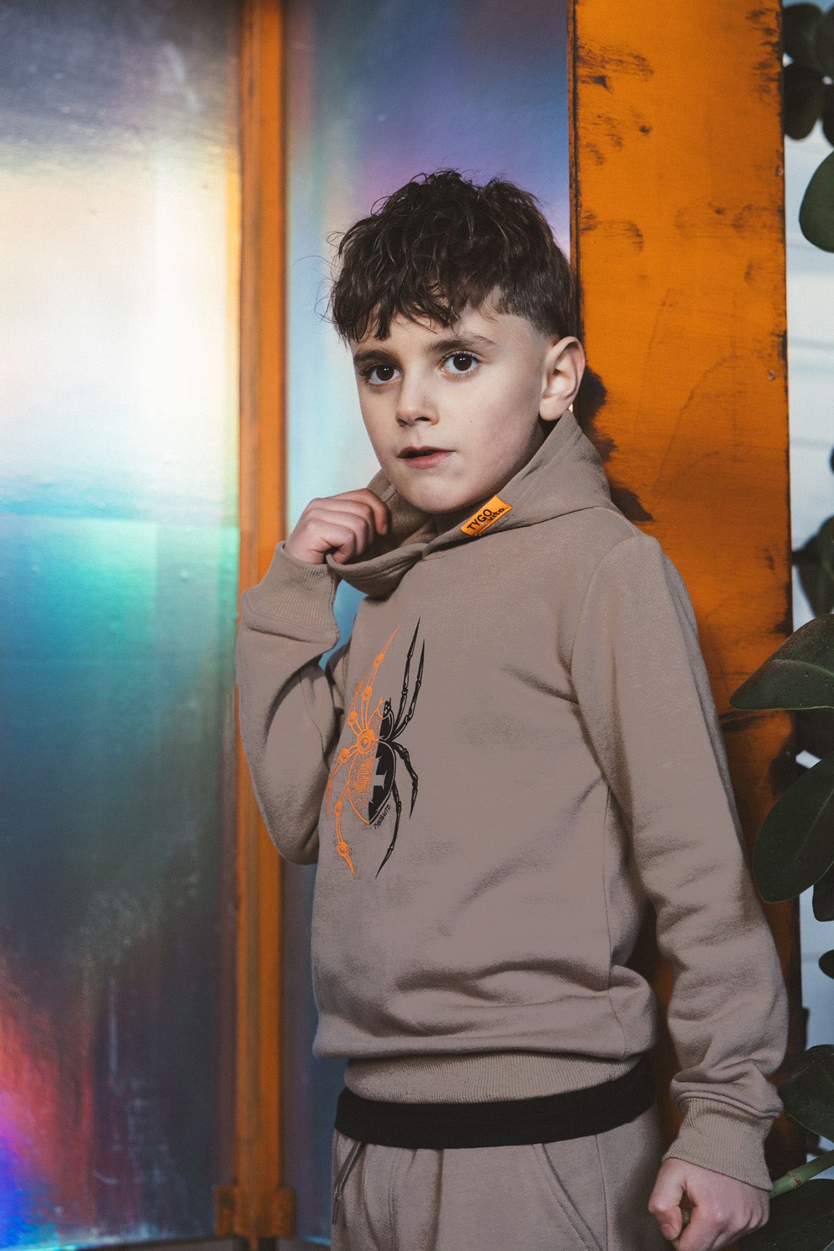 Hoodie Henk Beige