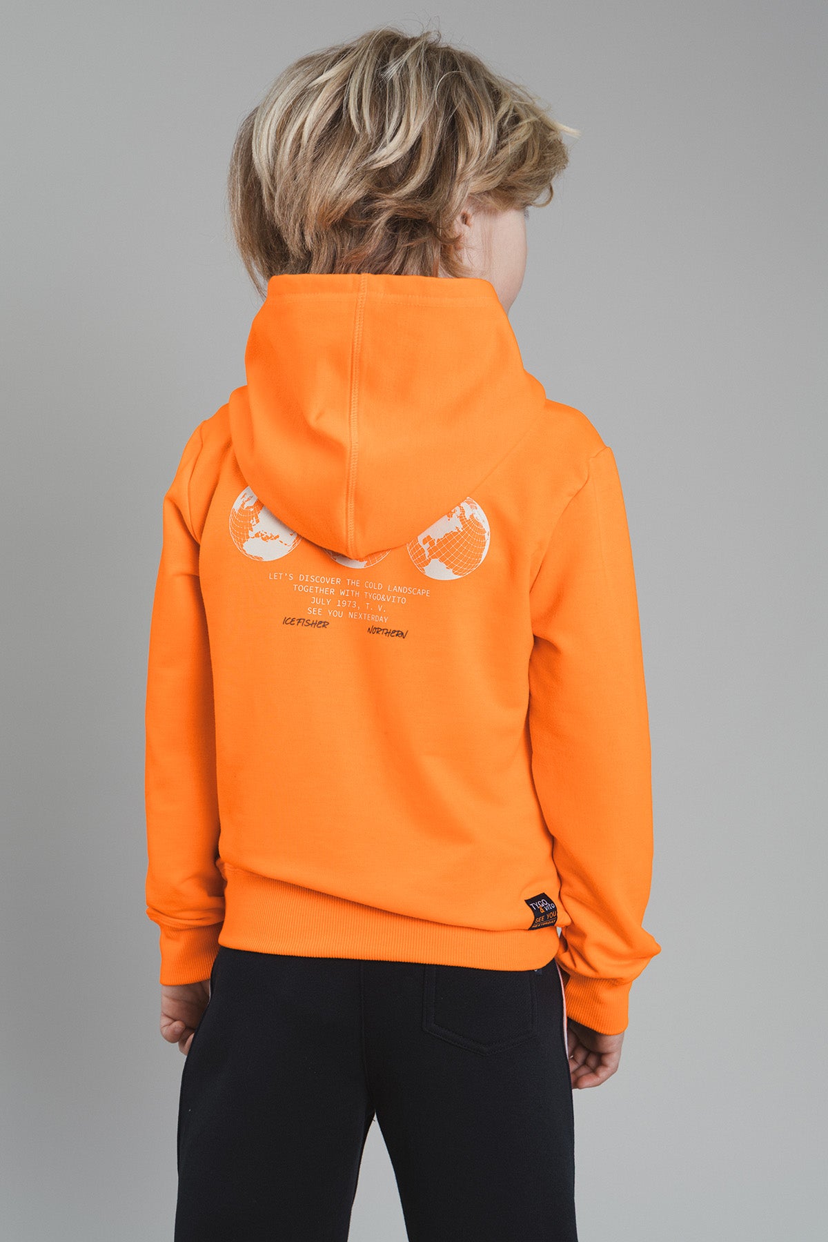 Hoodie Hank Neon Oranje Orange