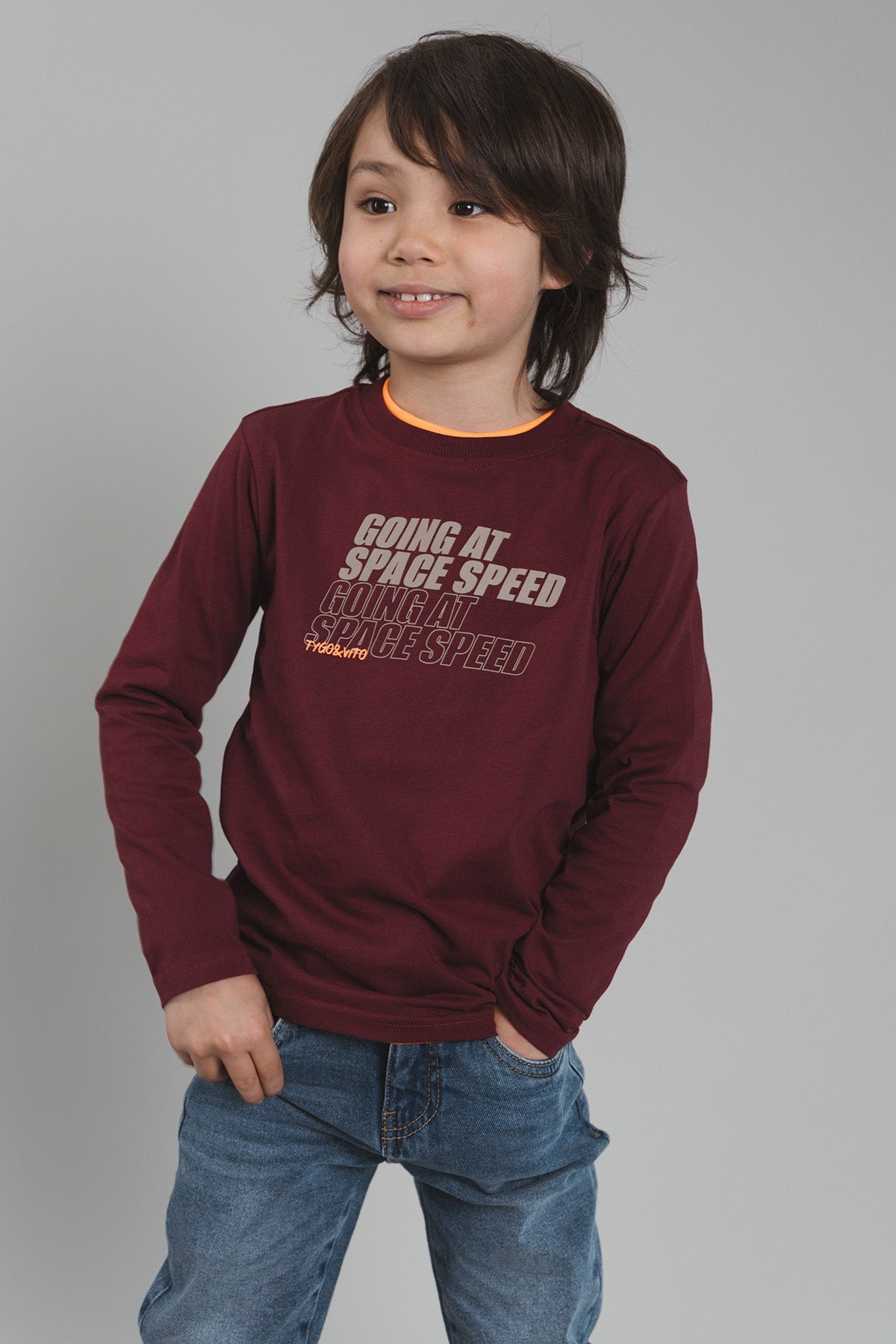 Longsleeve Max Wijnrood