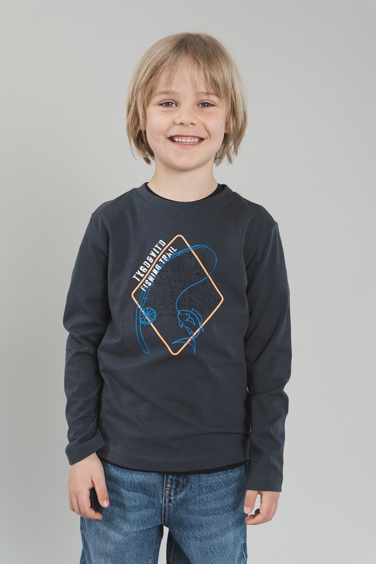 Longsleeve Max Donkergrijs