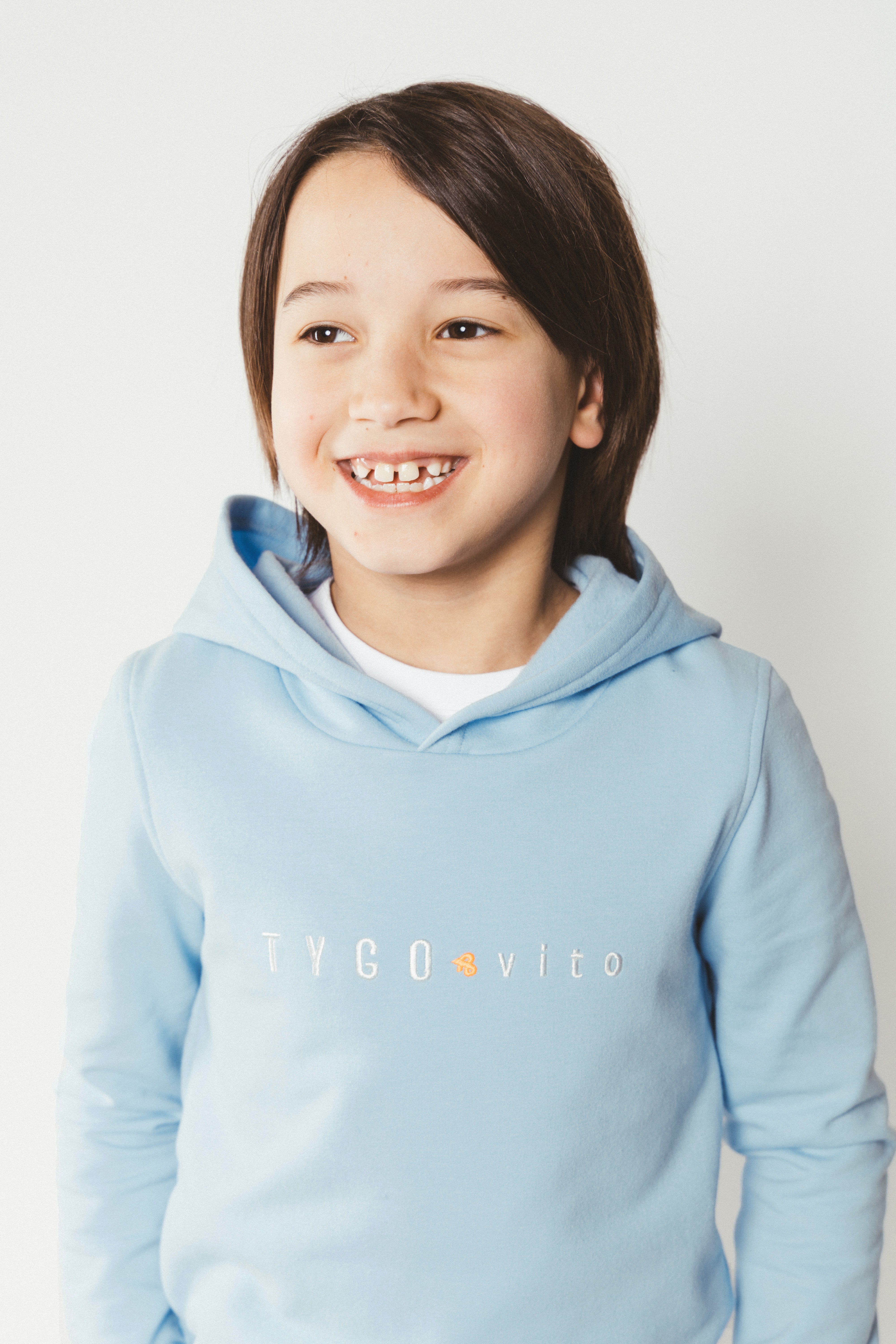 TYGO & vito, VITO Hoodie Licht Blauw
