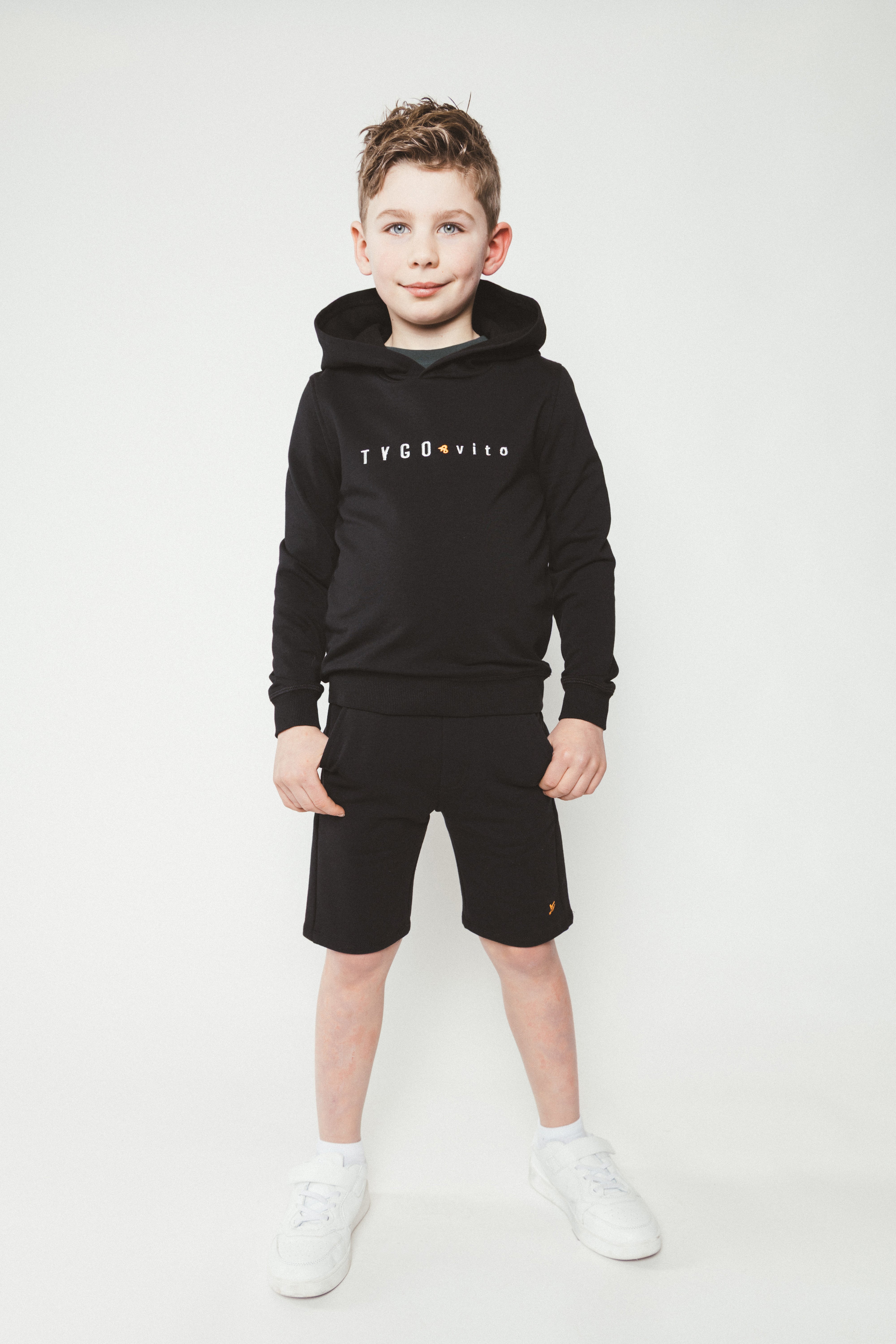 TYGO&vito, BOR Sweatshorts Zwart