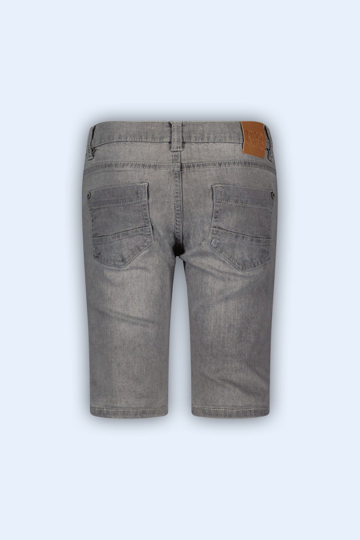 Quinn Denim short Light Grey