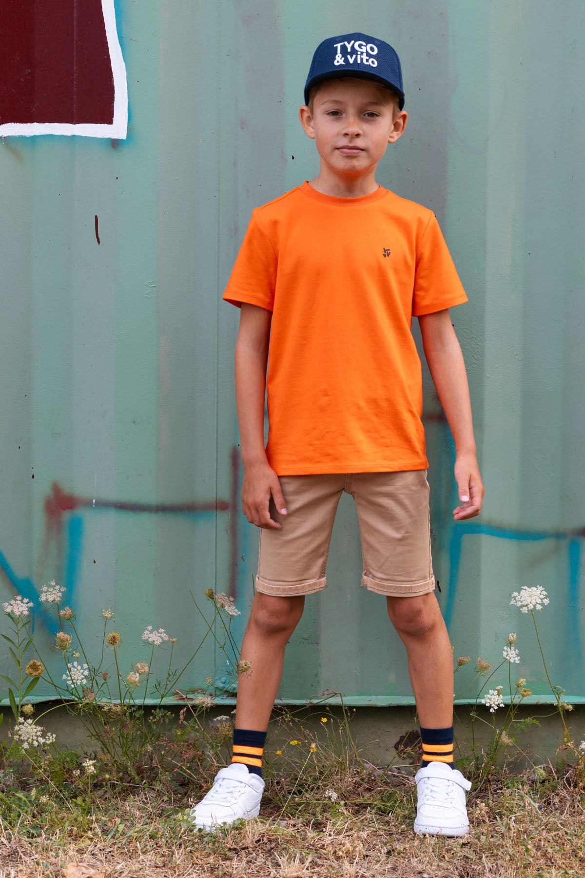 Quinn Twill short Sand