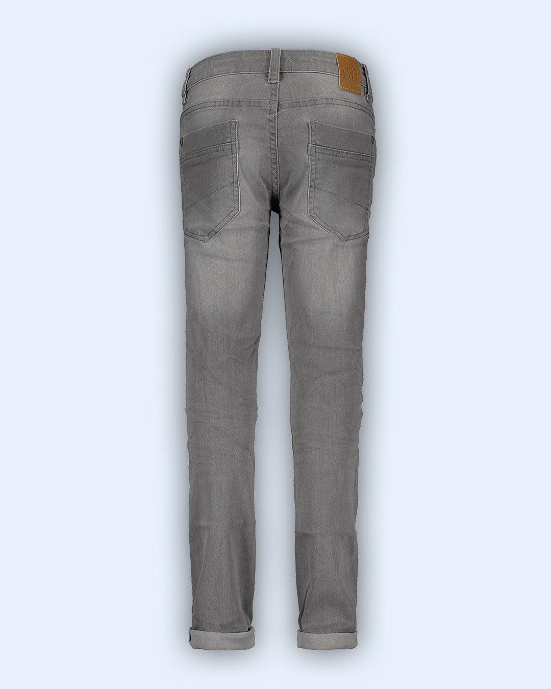 Skinny fit jeans light grey denim