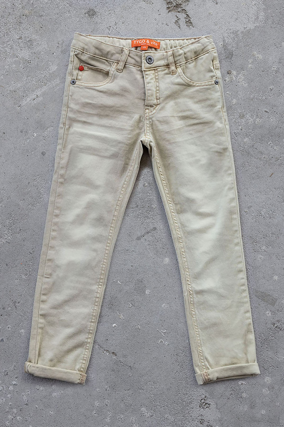 Skinny Fit Jeans Sand - TYGO&vito