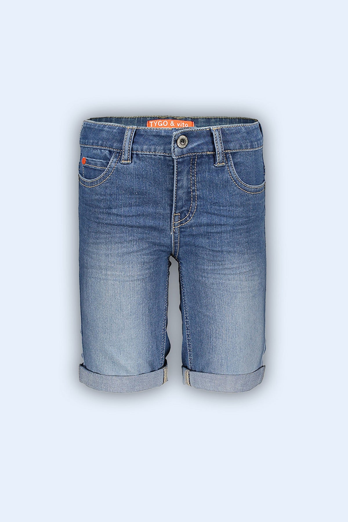 Stretch Denim Shorts Light Used - TYGO&vito