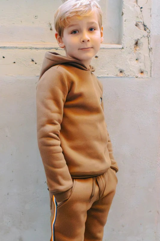 Joggingpak Licht Bruin