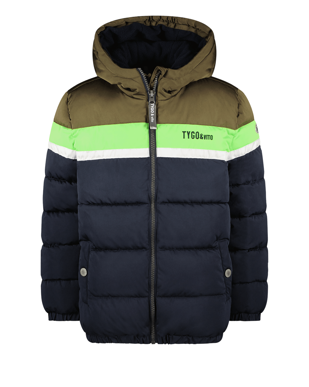 Winterjas Jeff Army Groen - TYGO&vito
