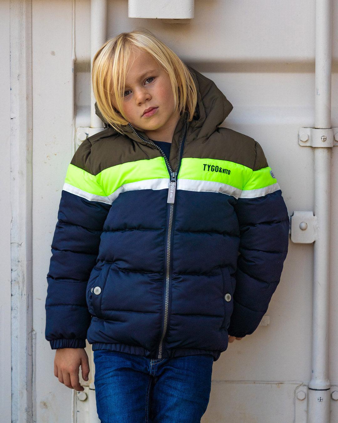 Winterjas Jeff Army Groen - TYGO&vito