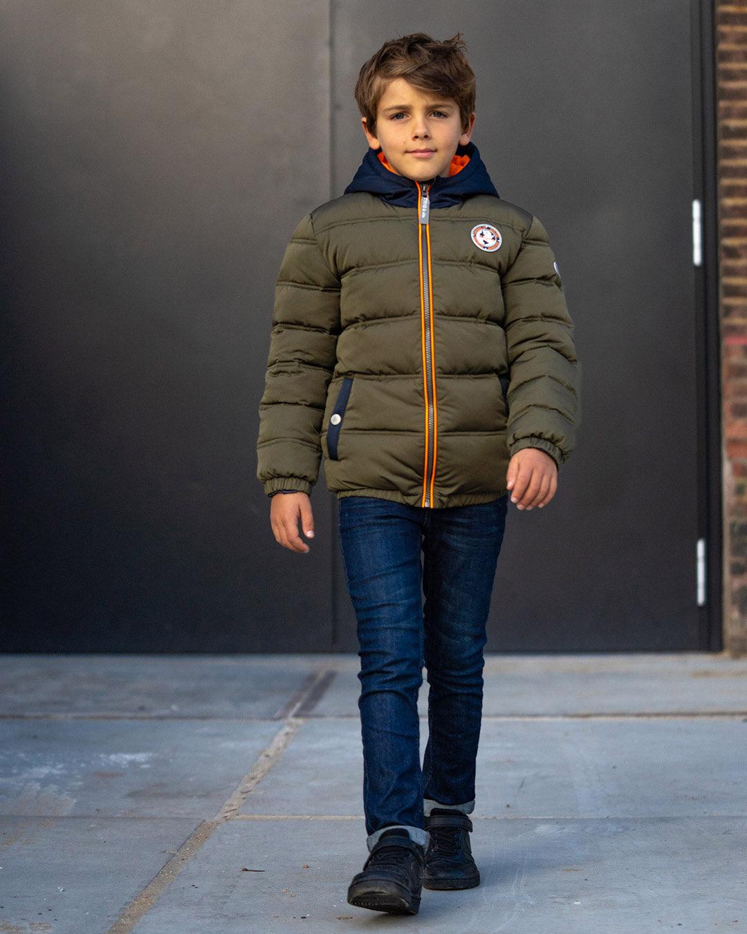 Winterjas Jelte Army Groen - TYGO&vito