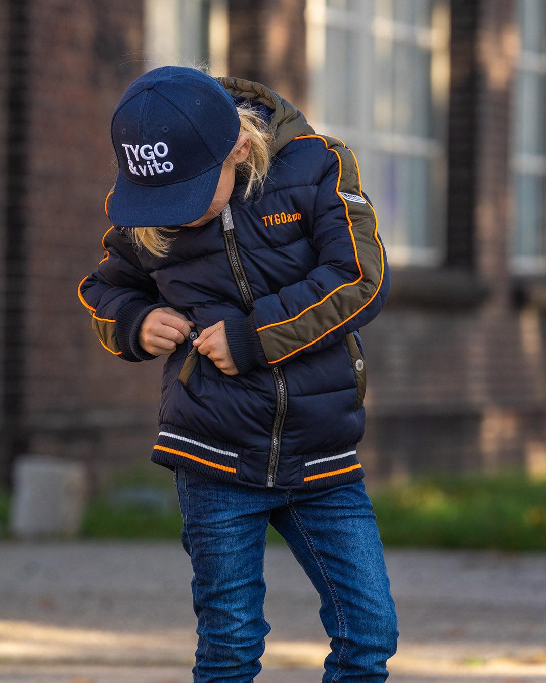 Winterjas Jens Donker Blauw - TYGO&vito