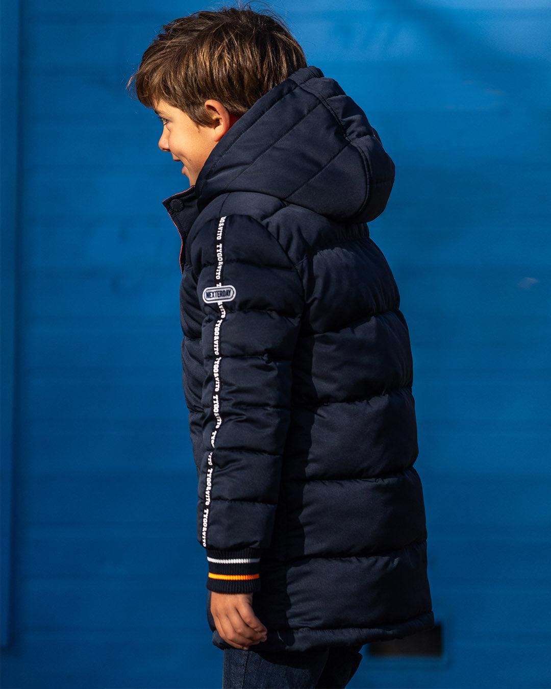 Winterjas Justin Donker Blauw - TYGO&vito