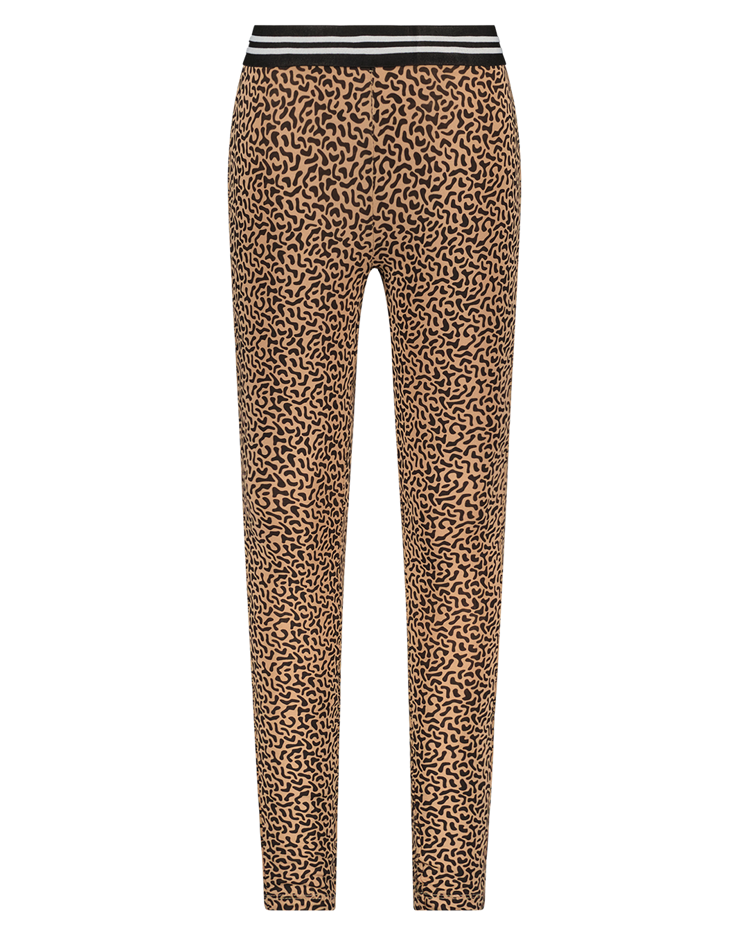 Legging all-overprint penny camel