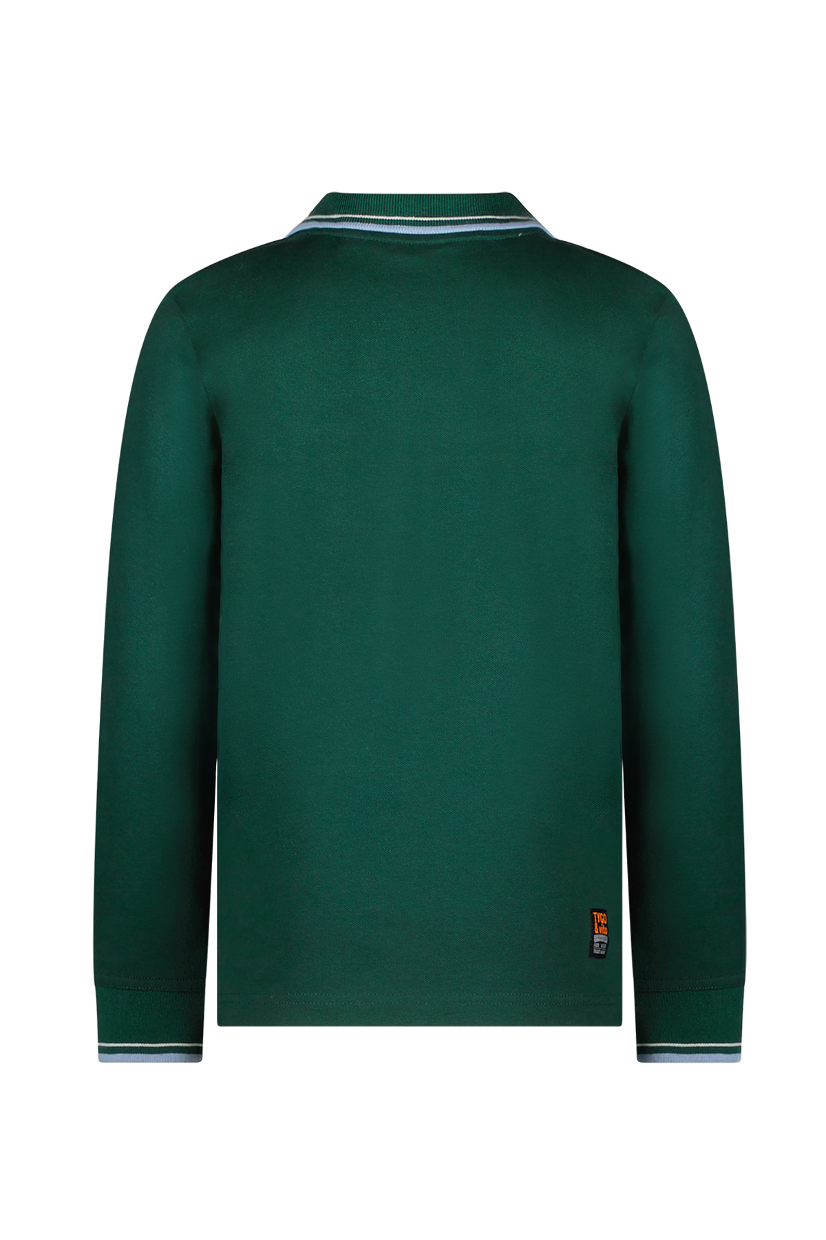 Polo T-shirt lange mouw milano dark green