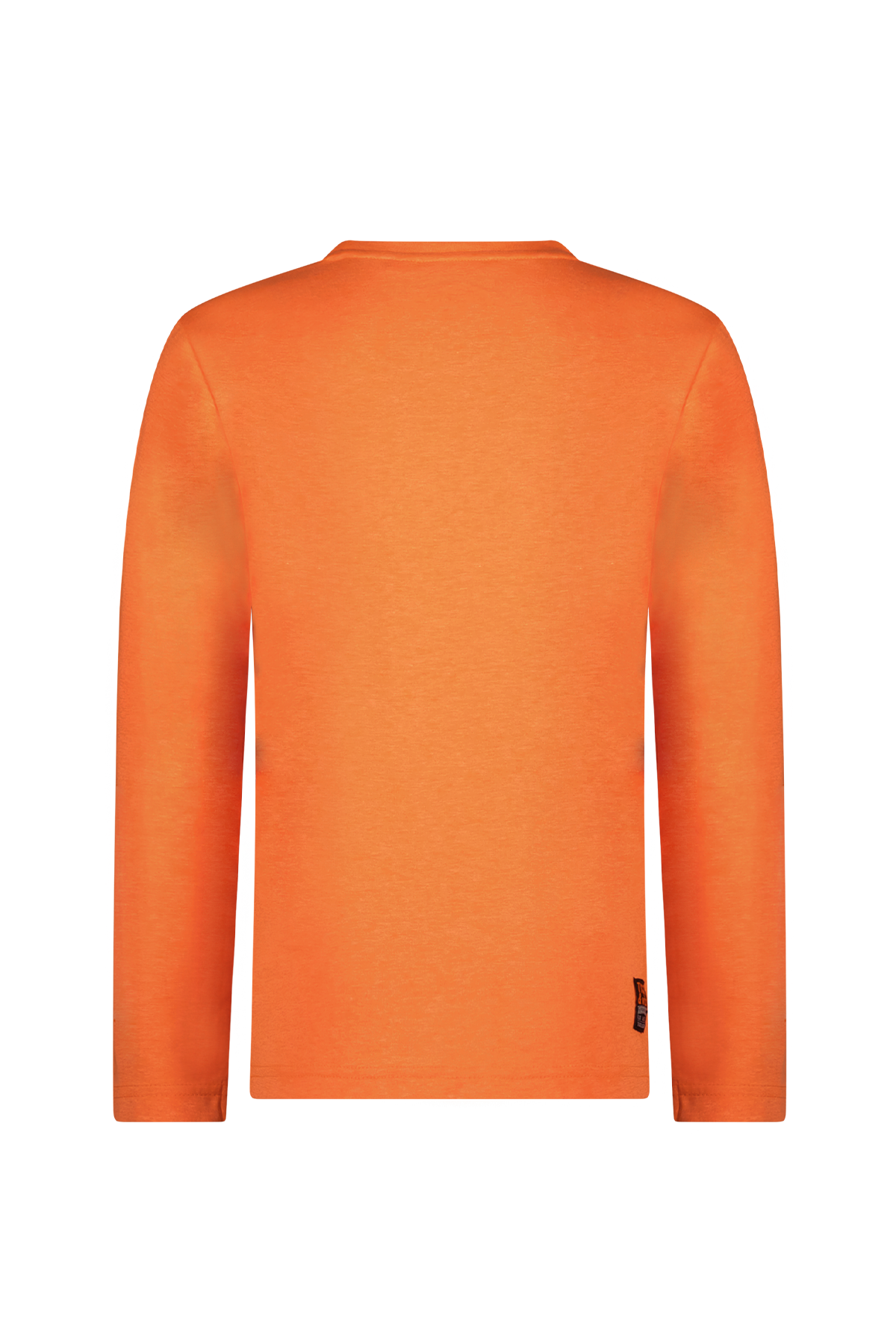 T-shirt lange mouw neon Jim neon oranje