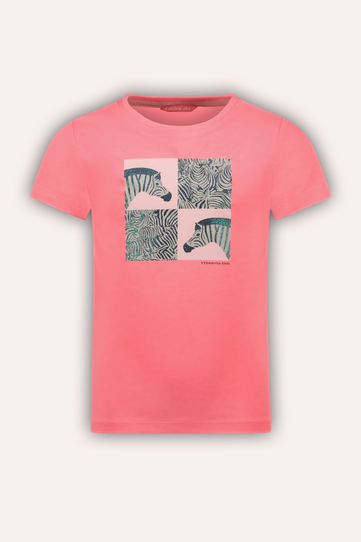 T-shirt Jill neon roze