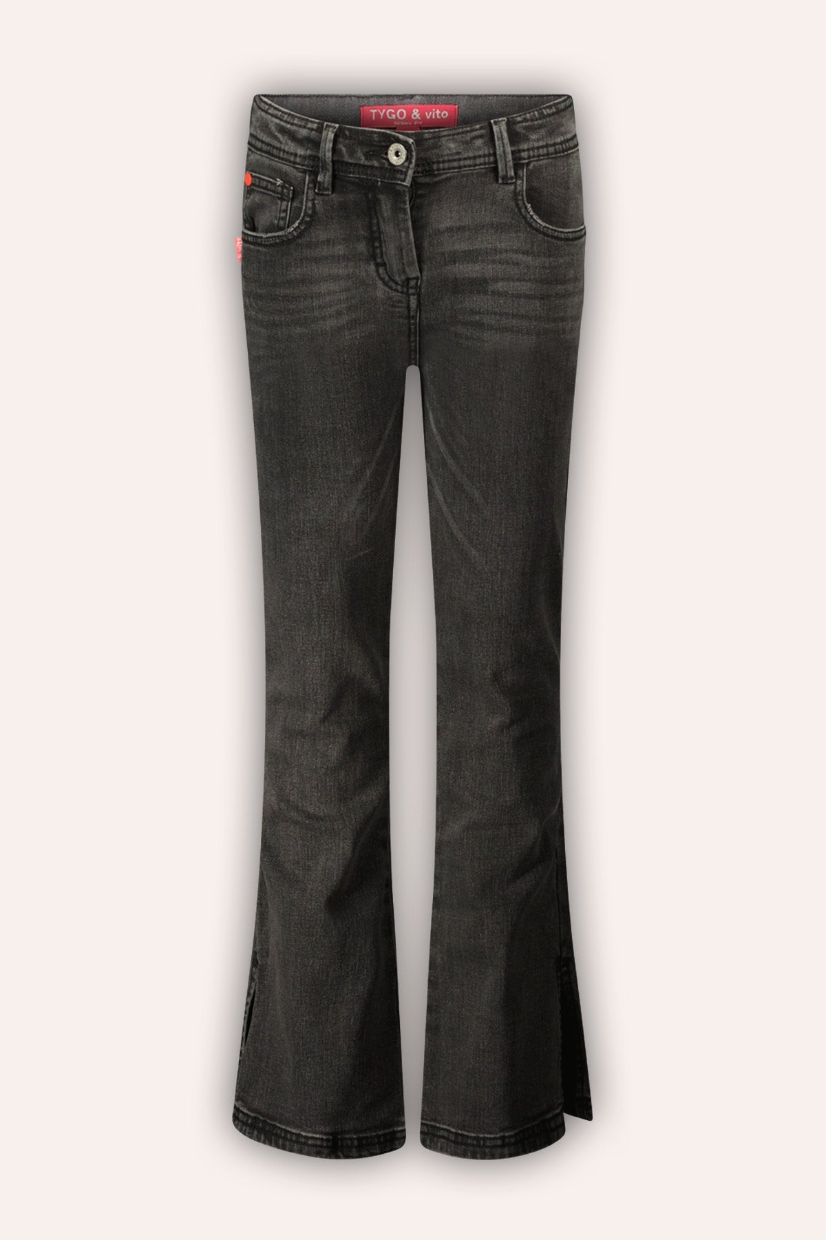 Flarepant Jeans Poppy Grey Denim - TYGO&vito