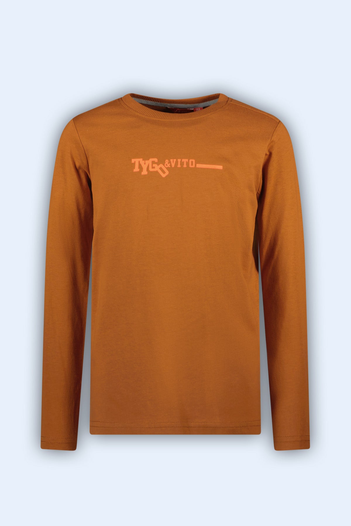 Longsleeve Mees Clay Brown - TYGO&vito