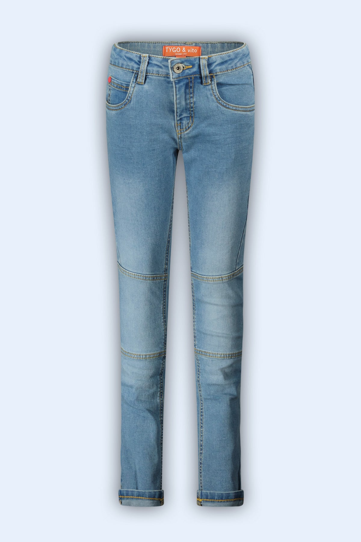 Skinnyfit Jeans Jip Light Used Blue - TYGO&vito