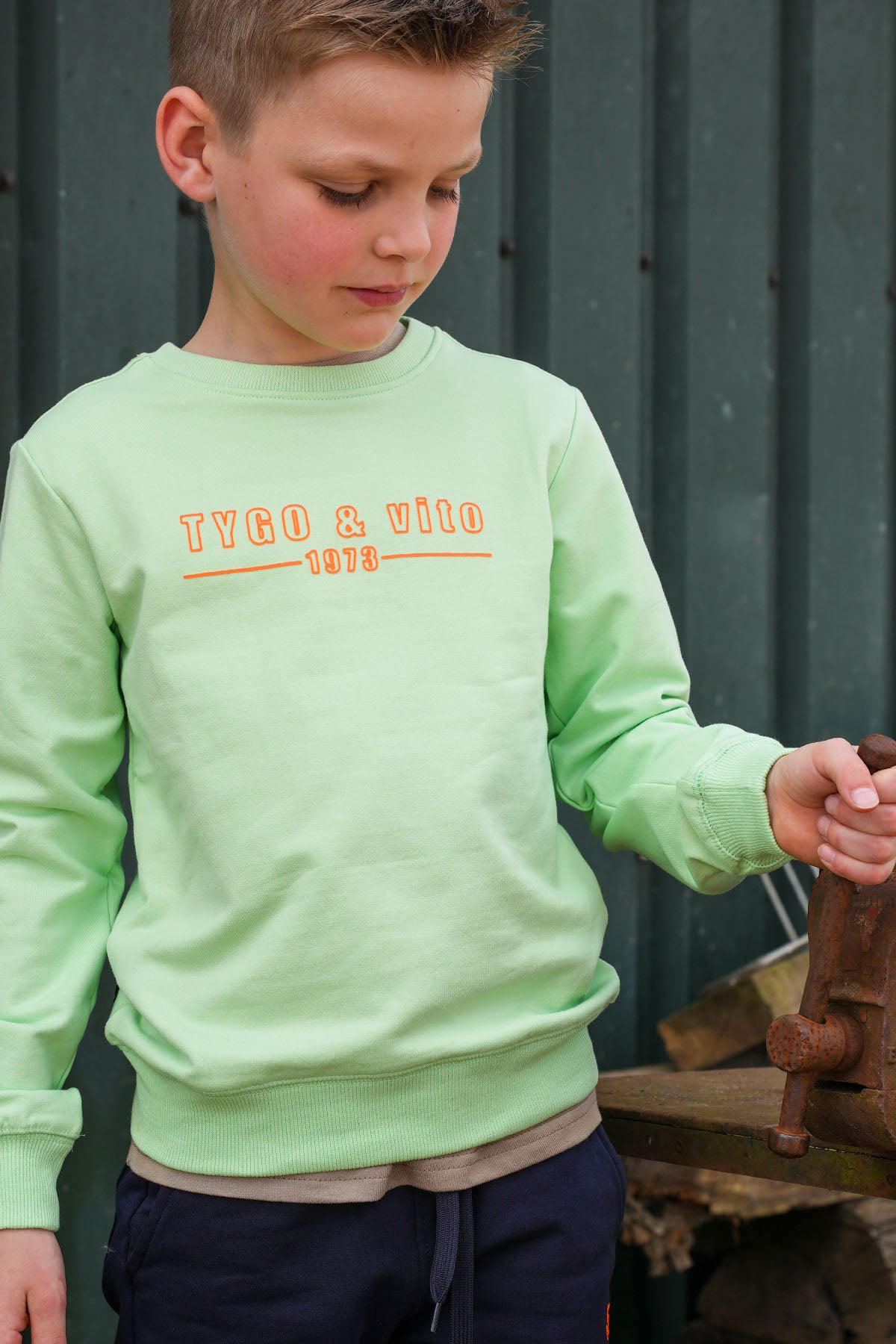 Sweater Coen Groen