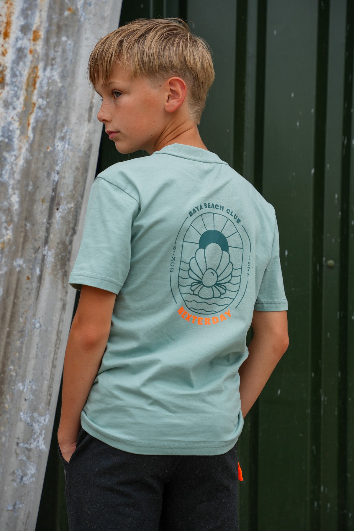 T-shirt Dolan Licht Groen