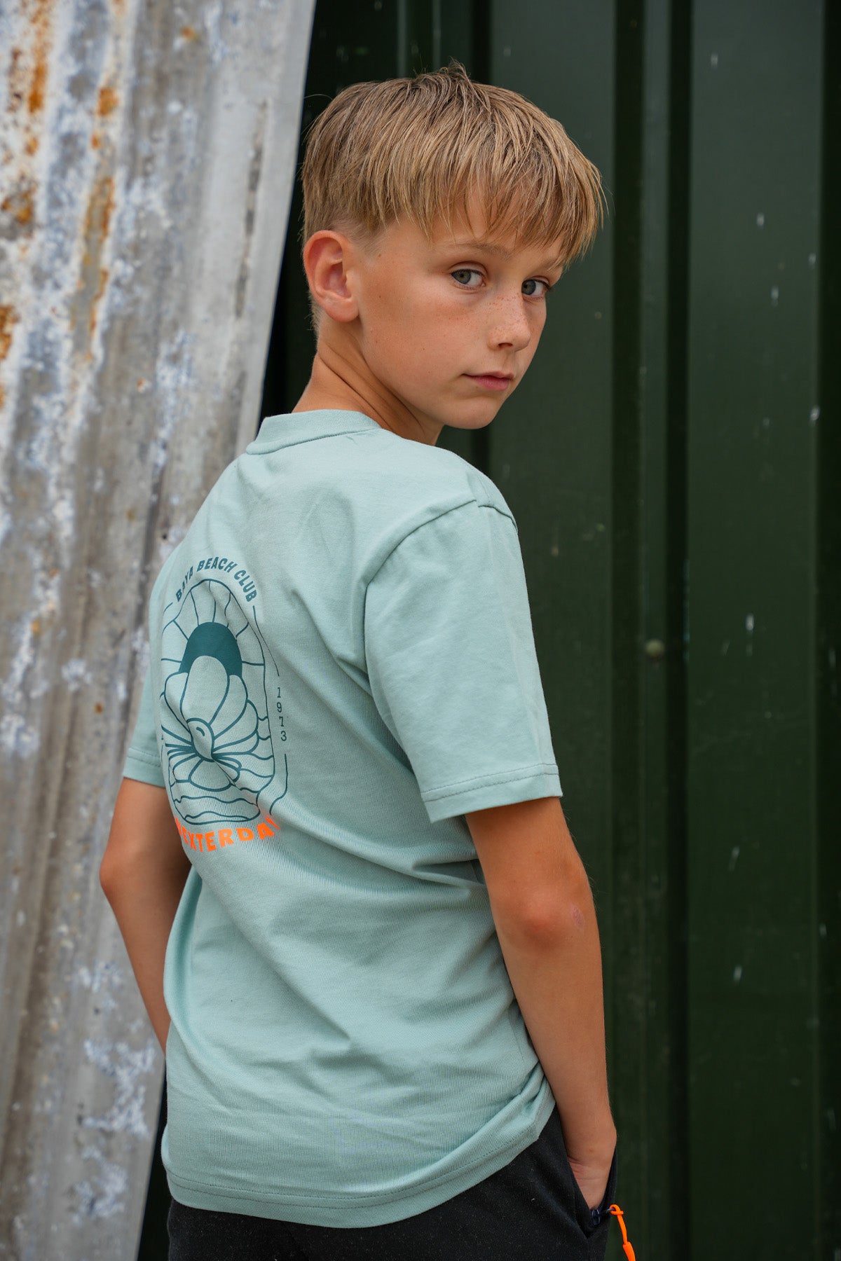 T-shirt Dolan Licht Groen