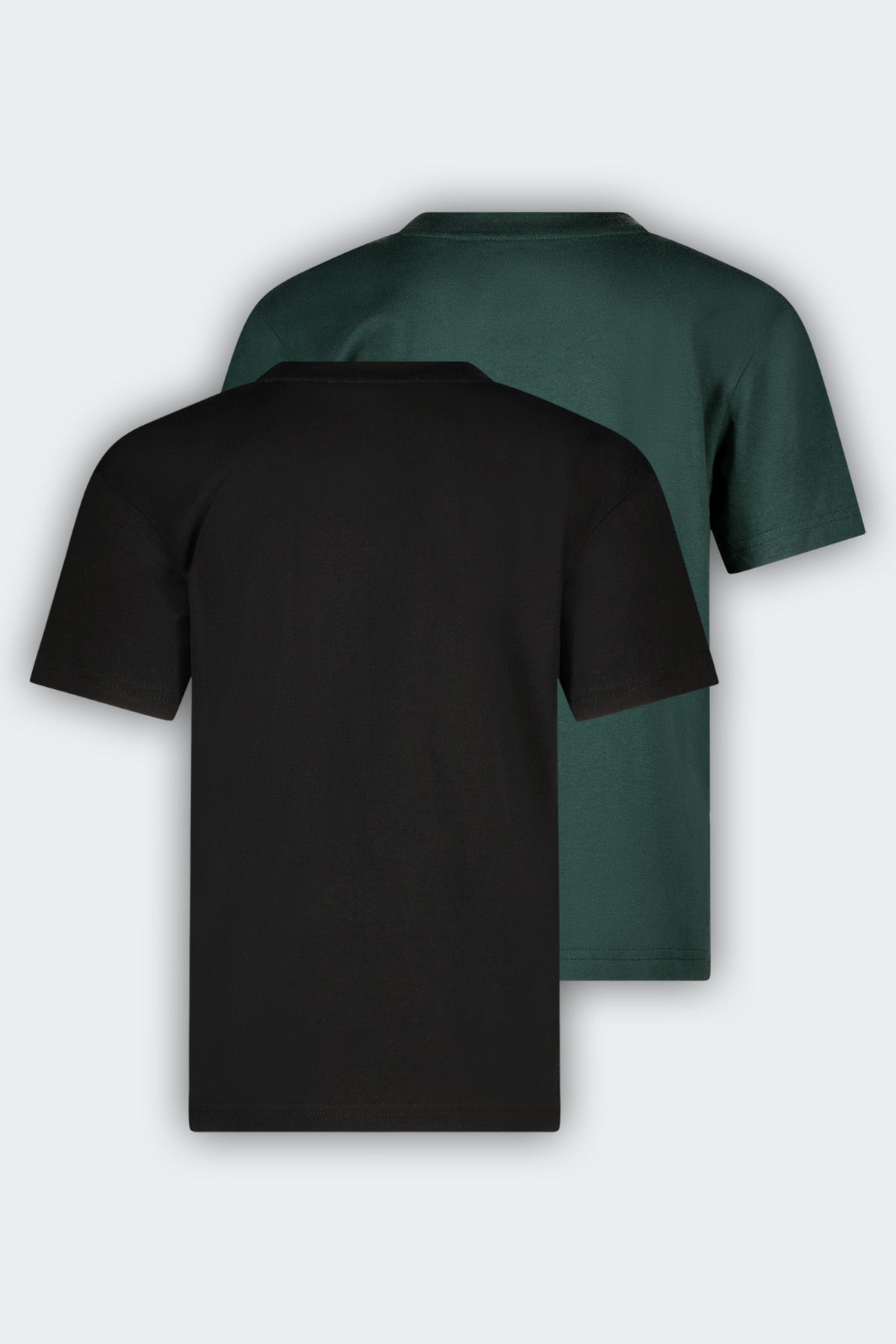 T-shirt 2-Pack Groen-Zwart