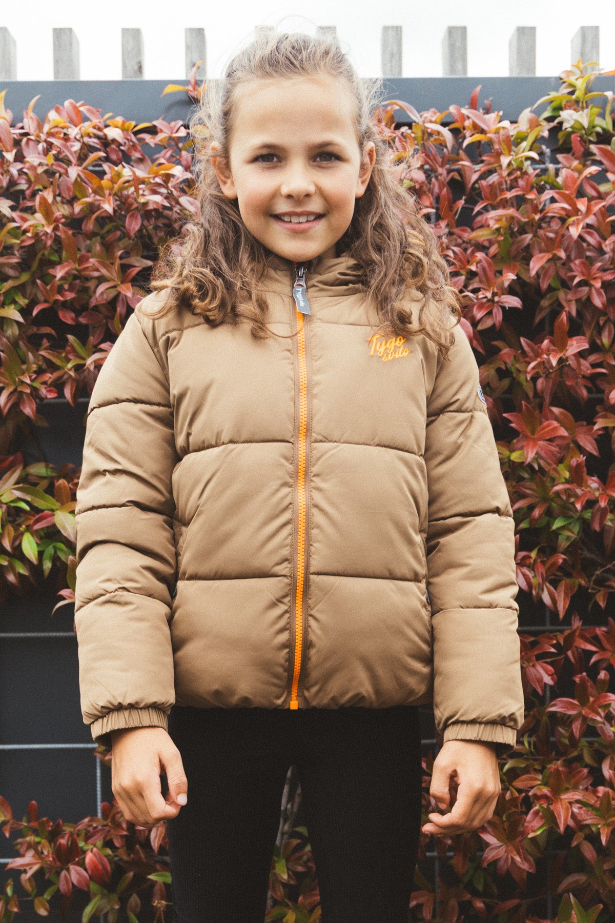 Girls Jas Jara Licht Bruin