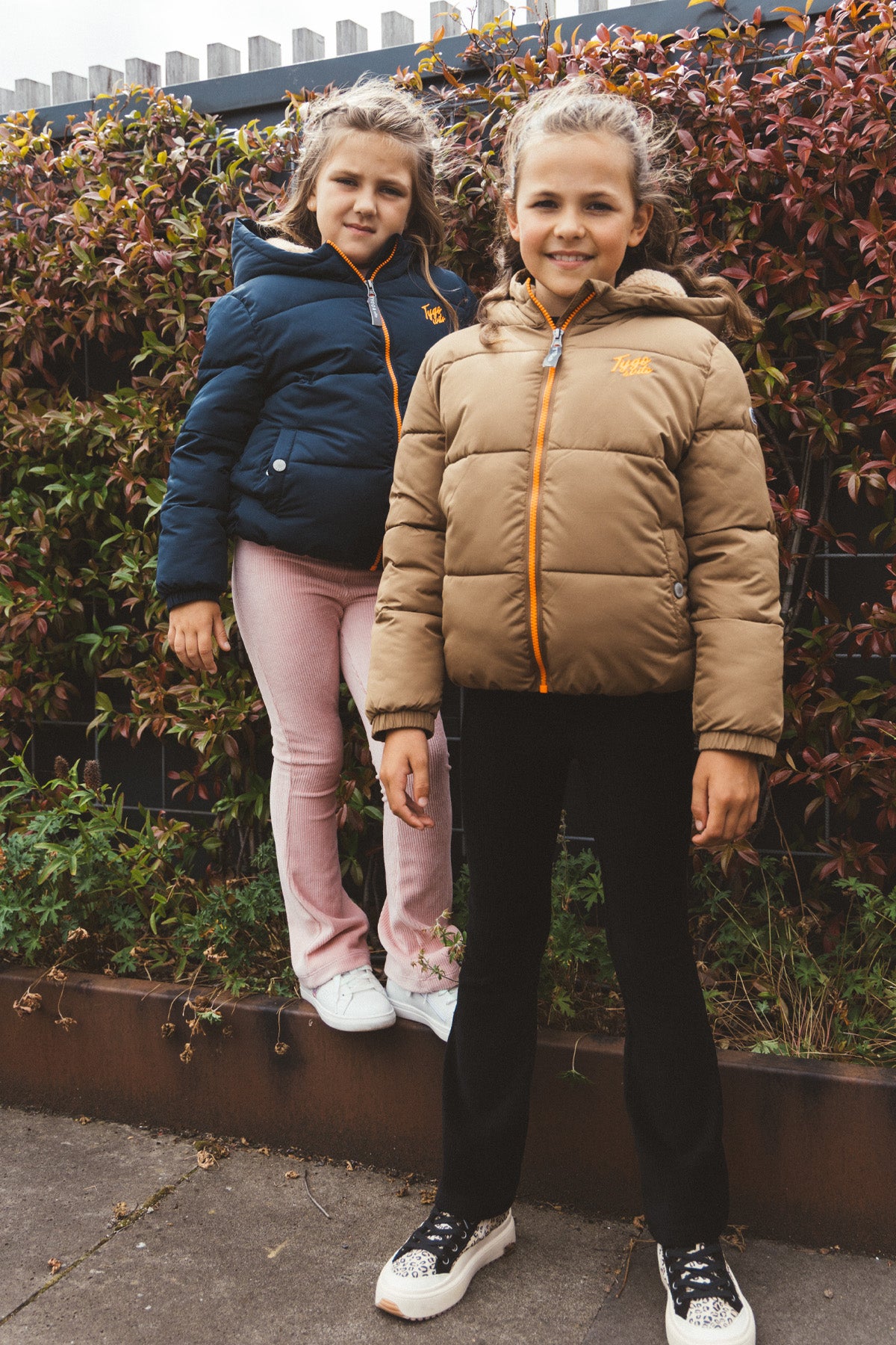 Girls Jas Jara Licht Bruin