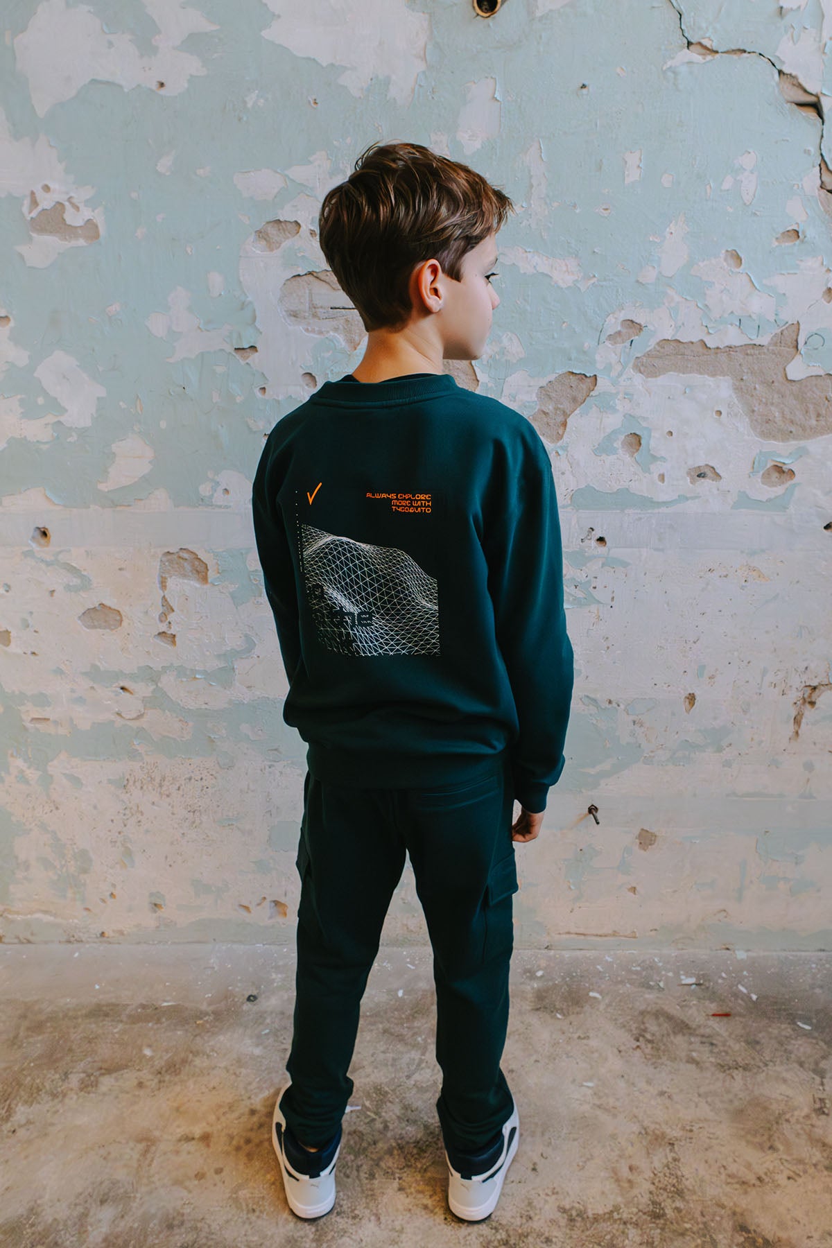 Sweater Nate Donker Groen