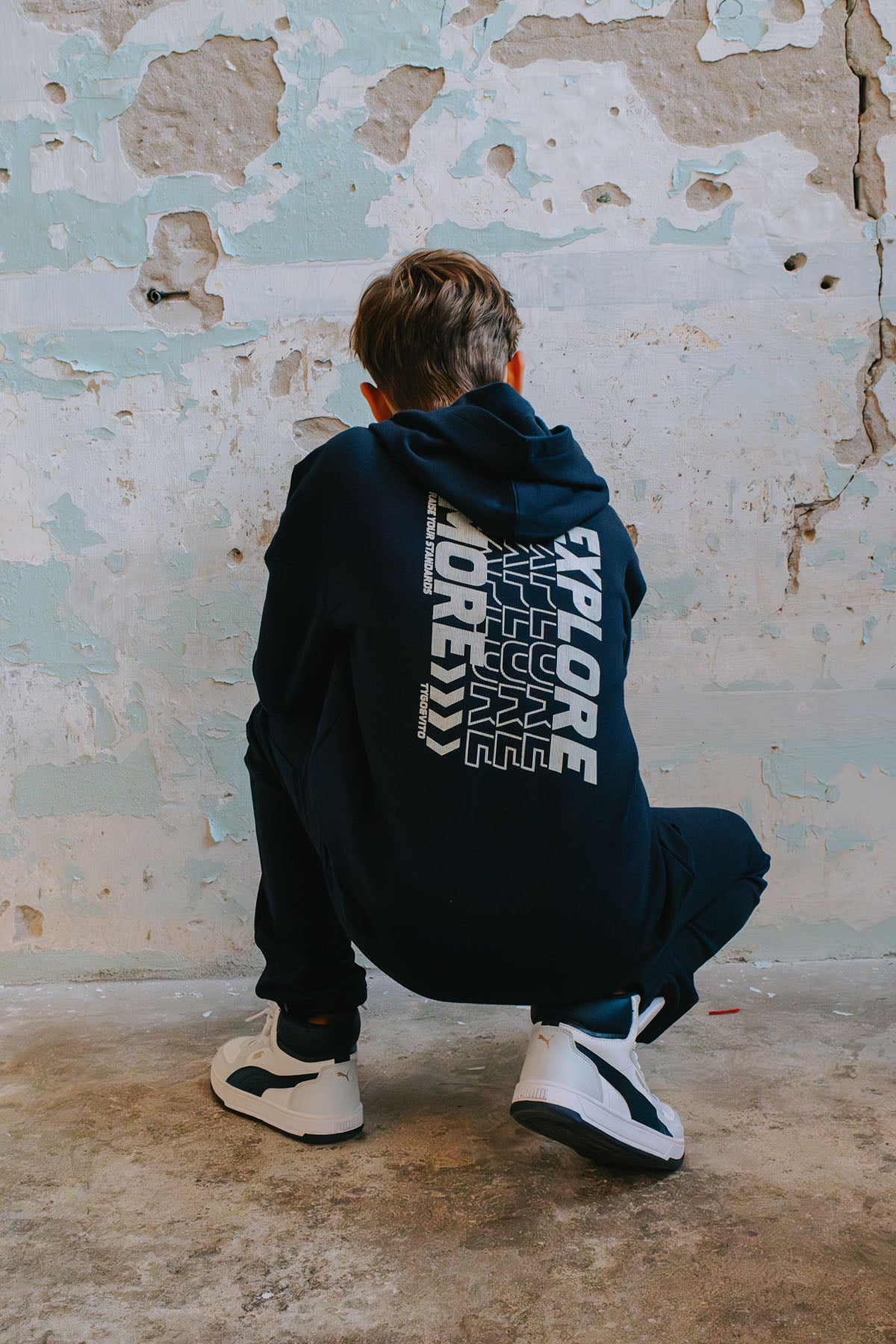 Hoodie Nigel Donker Blauw