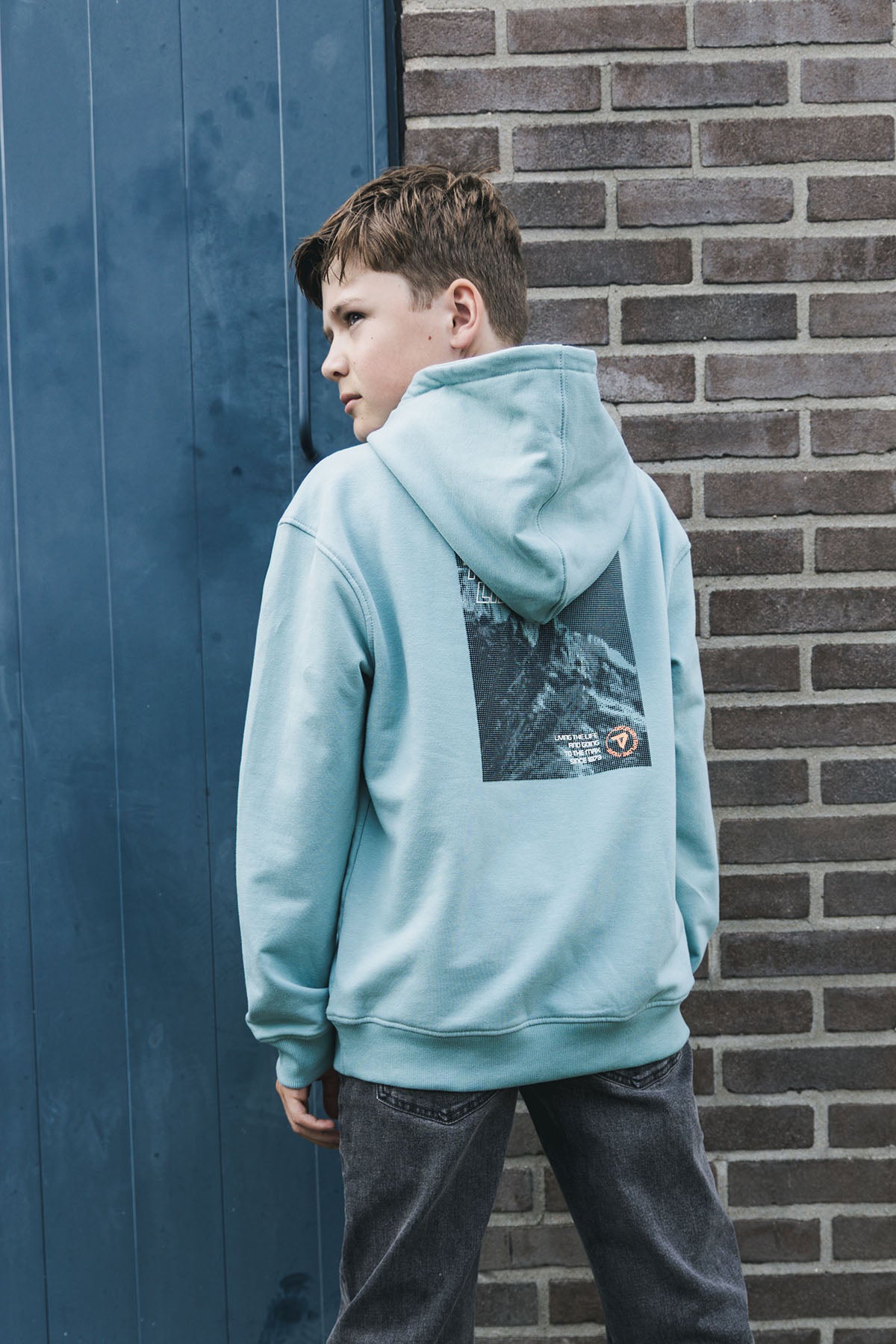 Hoodie Nigel Licht Groen