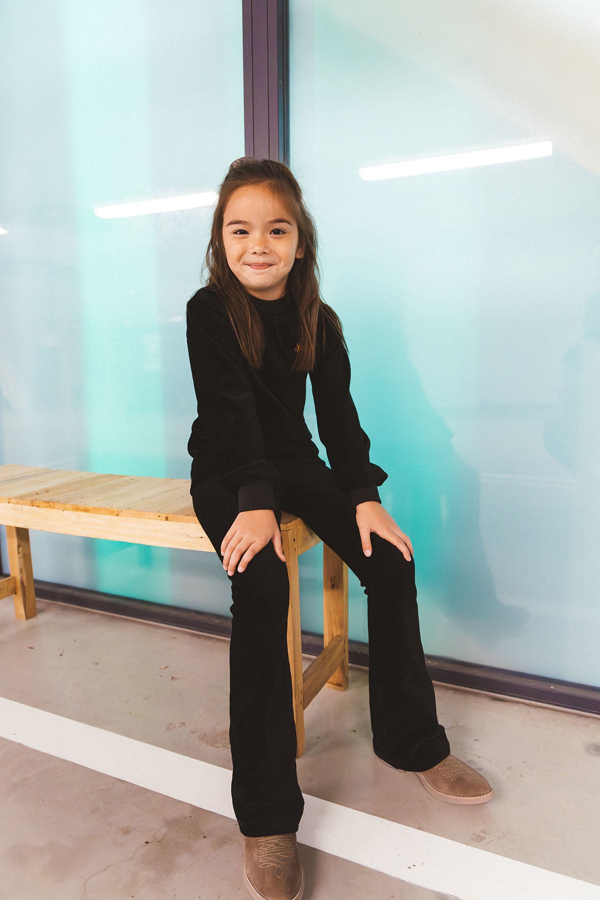 Girls Top Sofie Zwart*