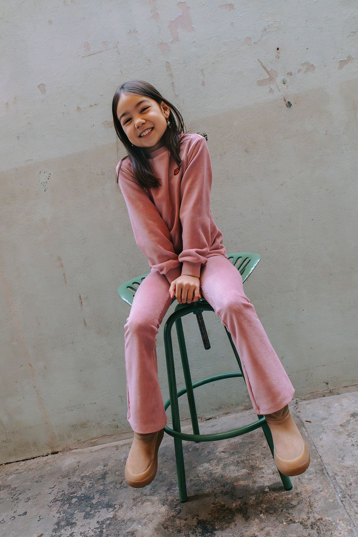 Girls Sweater Sofie Oud Roze