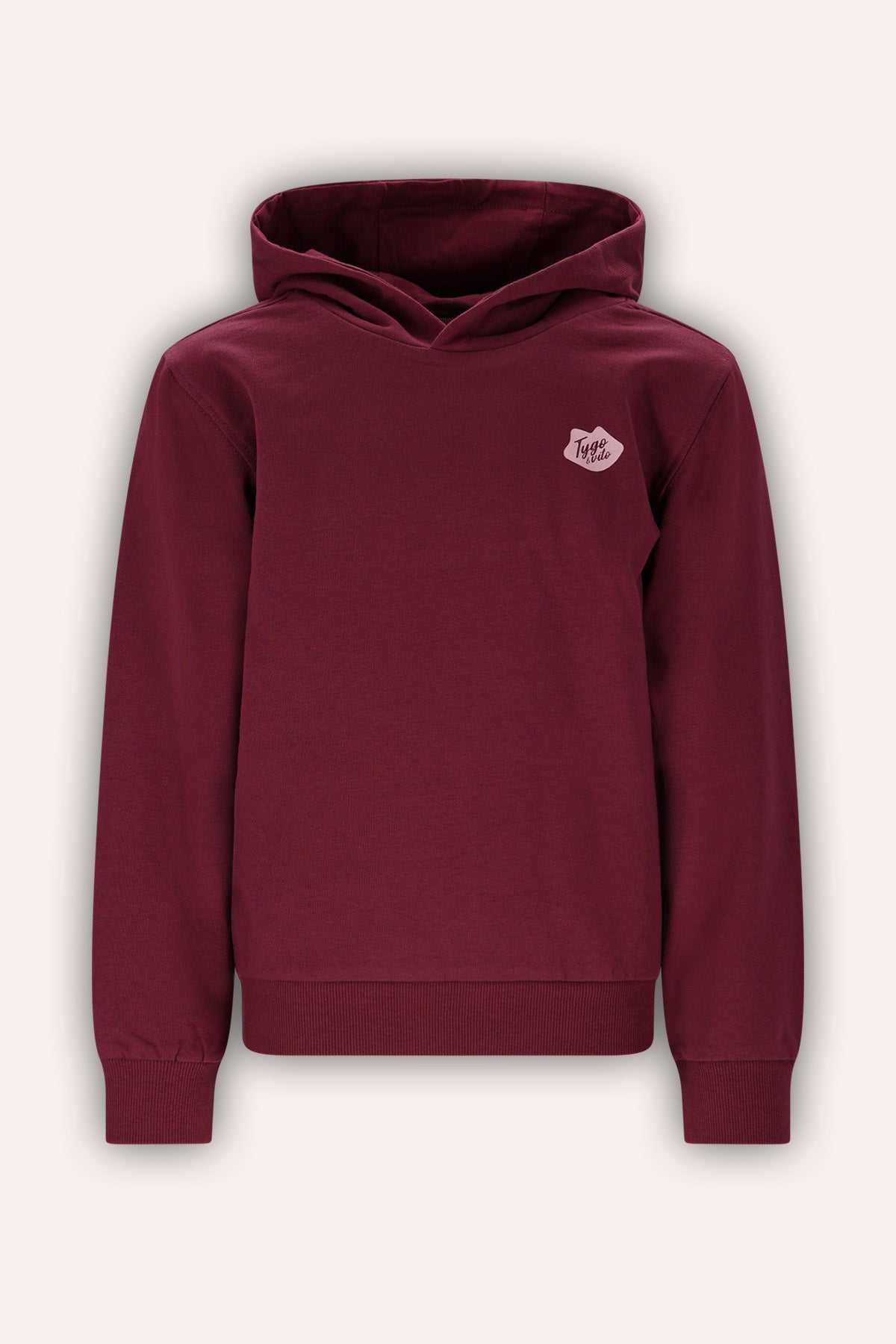 Hoodie Selma Donker Rood